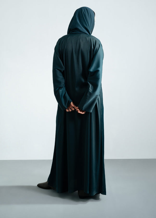 TEAL - ASYMMETRIC ABAYA