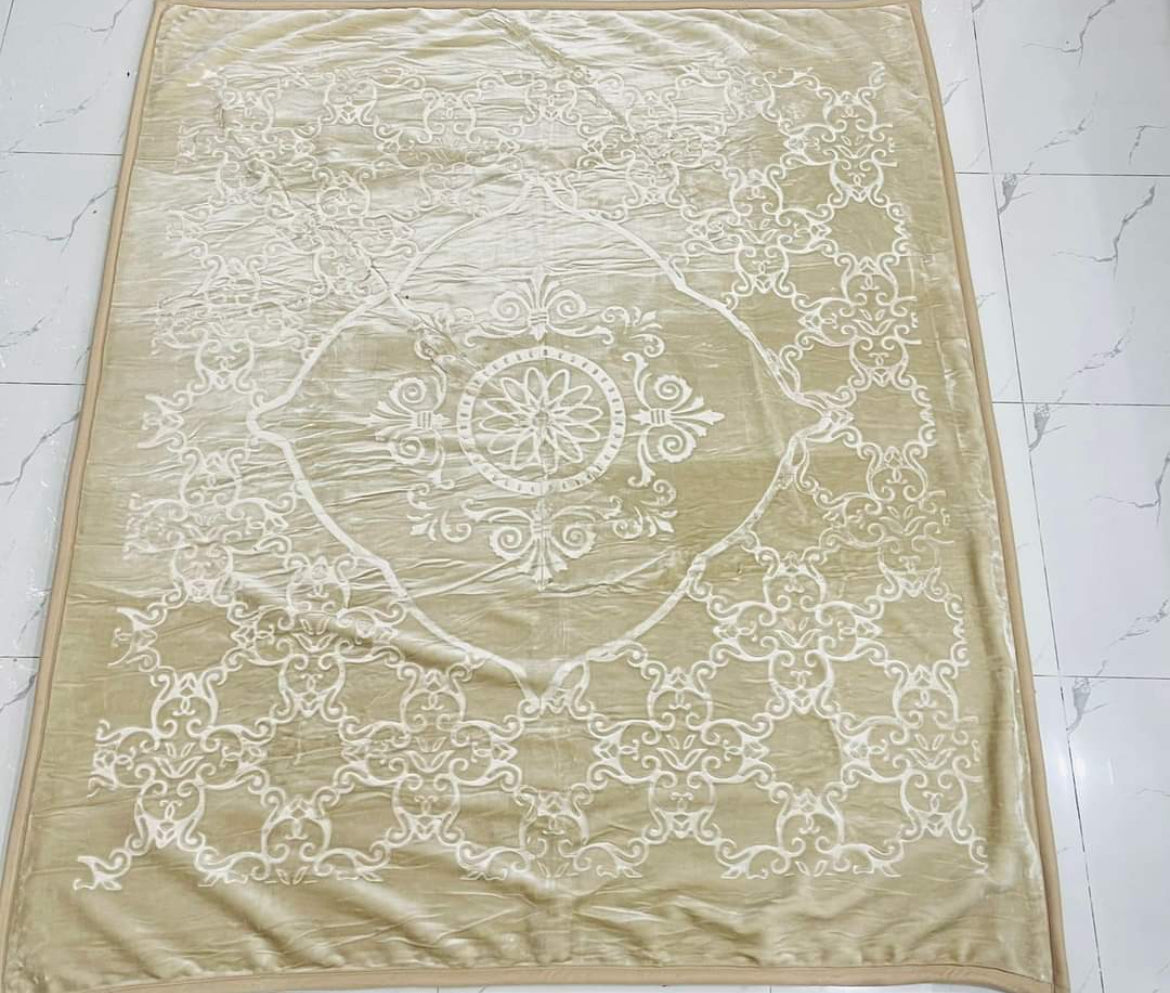 Fancy Self Emboss Blanket/KAMBLE