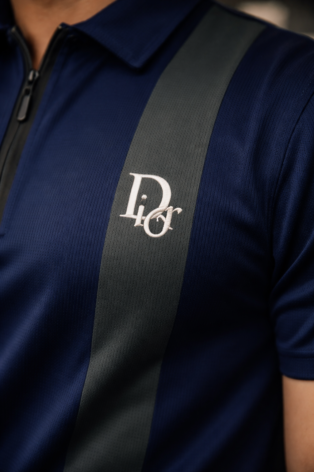 Dior-Dior Dri-Fit Premium Quality Tracksuit Blue Gray