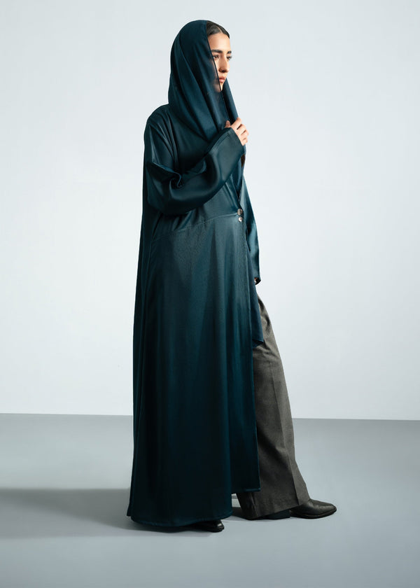 TEAL - ASYMMETRIC ABAYA