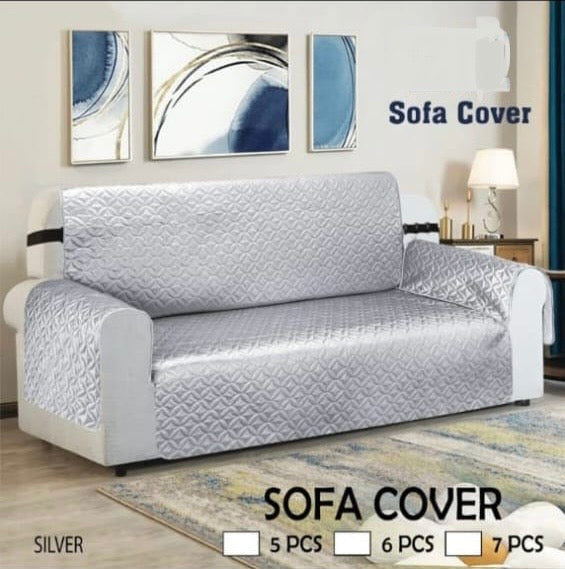 Jersey Quilted Sofa Cover