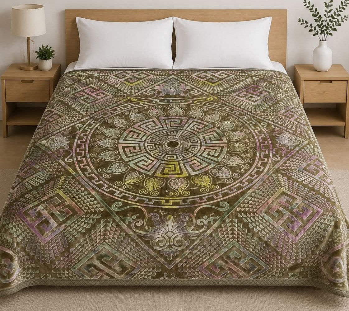 1️⃣ PC Versace BLANKET/KAMBLE Green