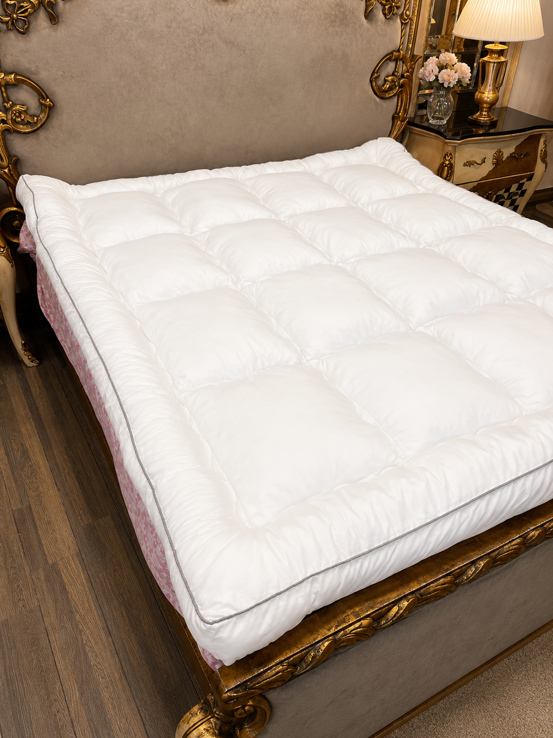medicated Mattress Topper White