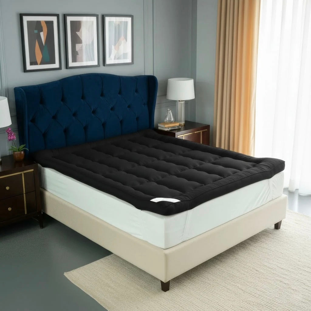 medicated Mattress Topper Black
