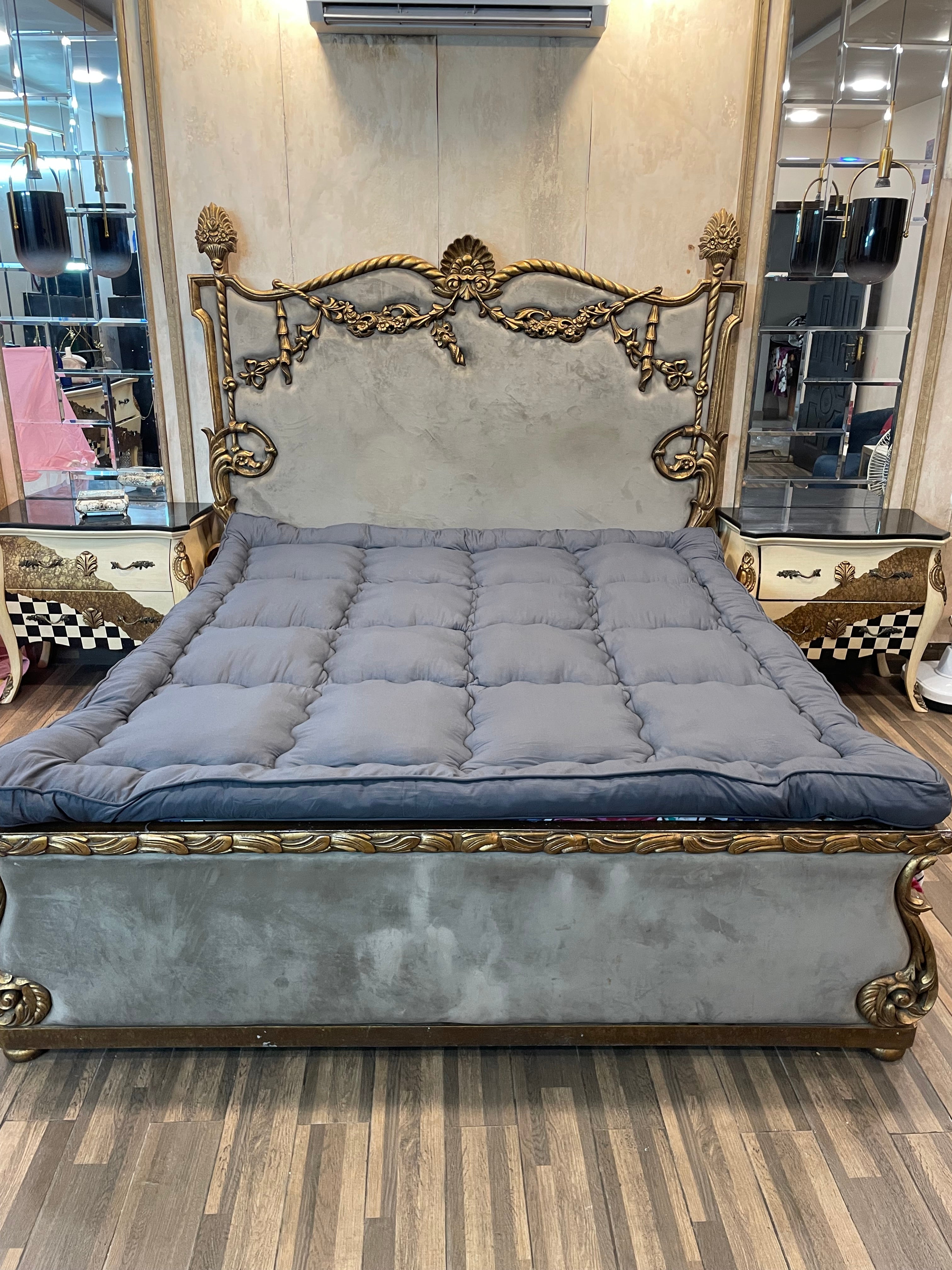 medicated Mattress Topper Gray
