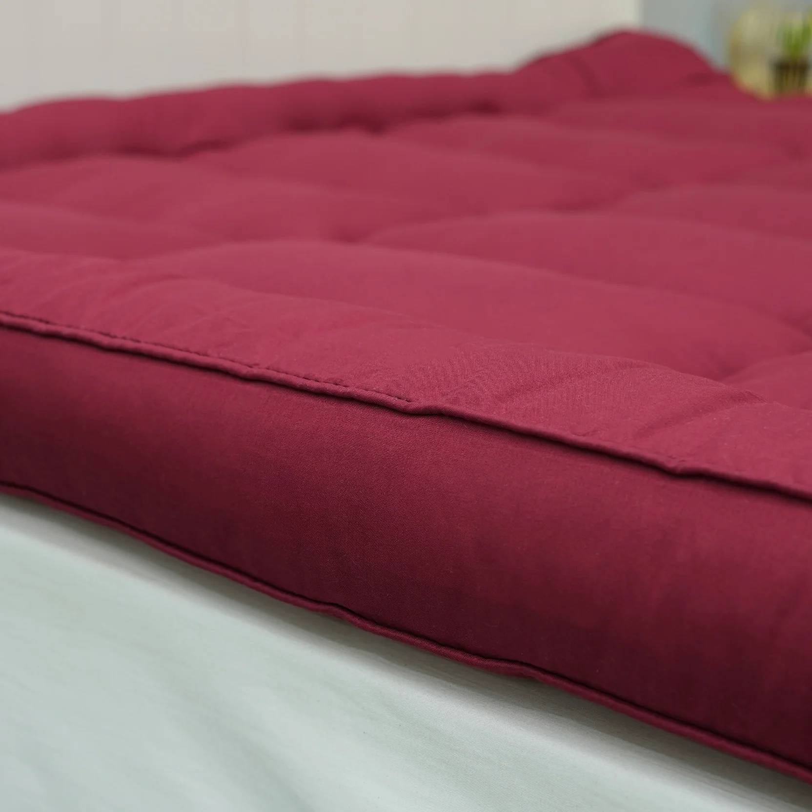 medicated Mattress Topper Mehroon