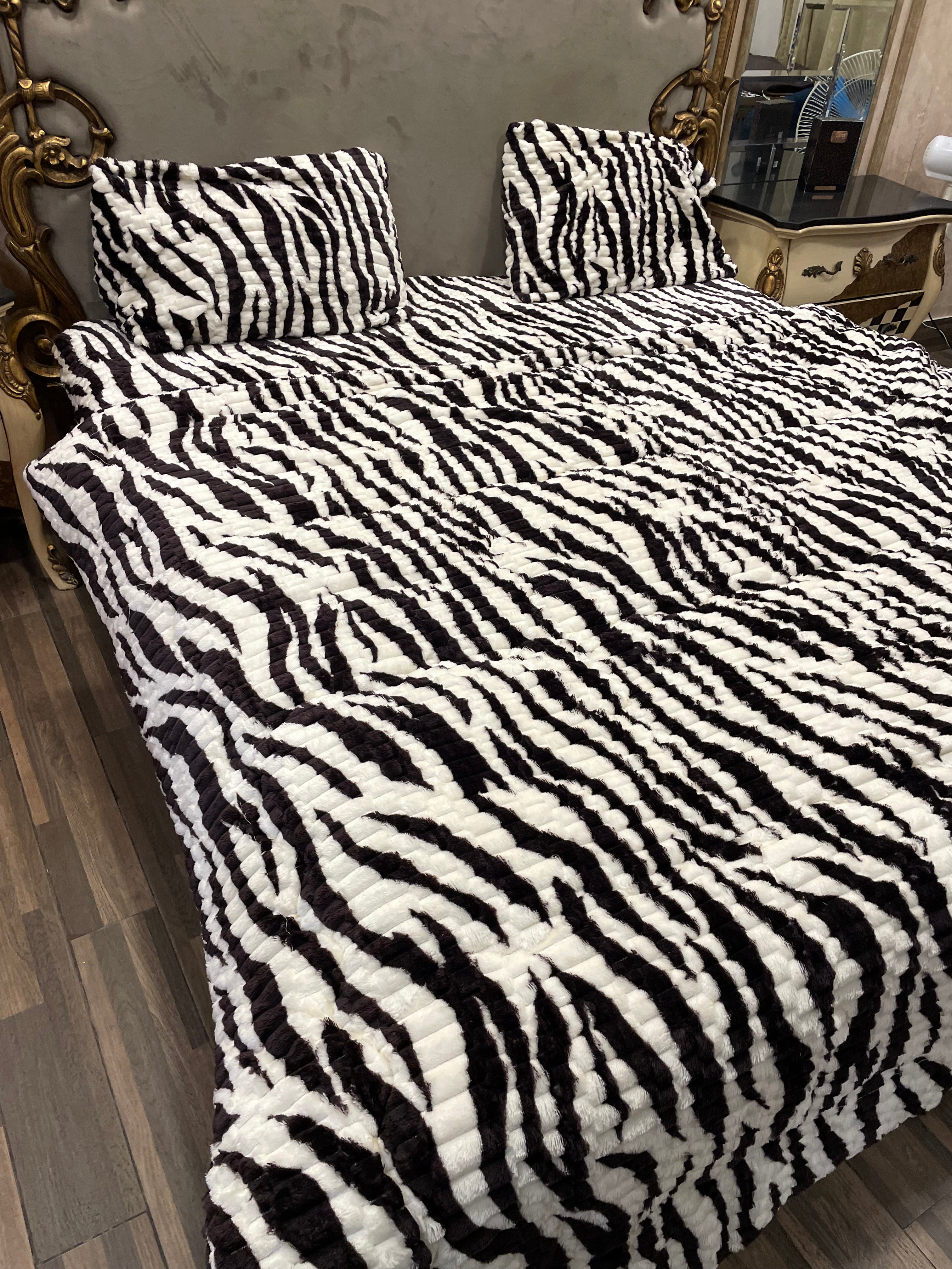Zebra 4️⃣PC Razai set