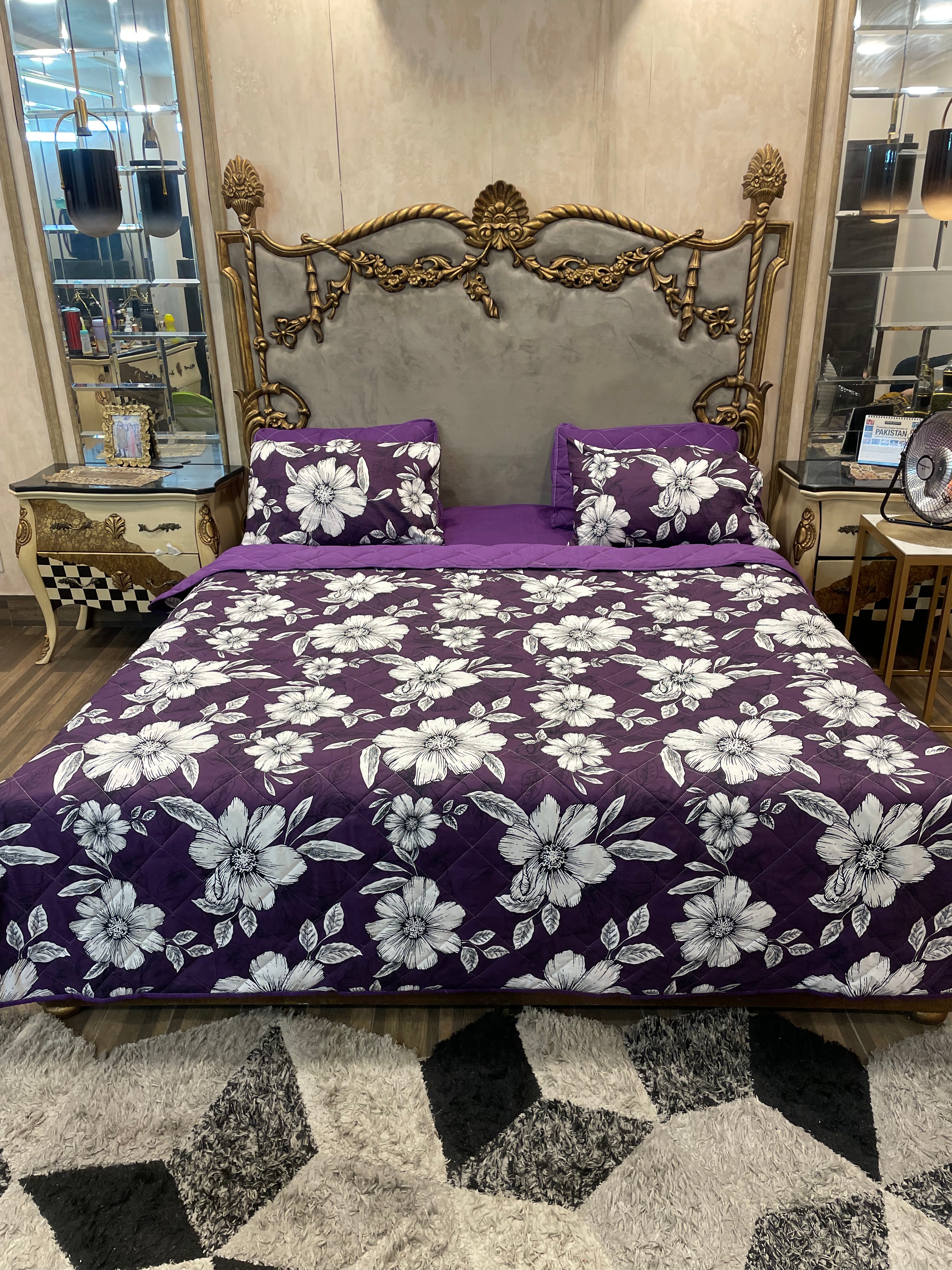 Pure Cotton 6️⃣PC Comforter set