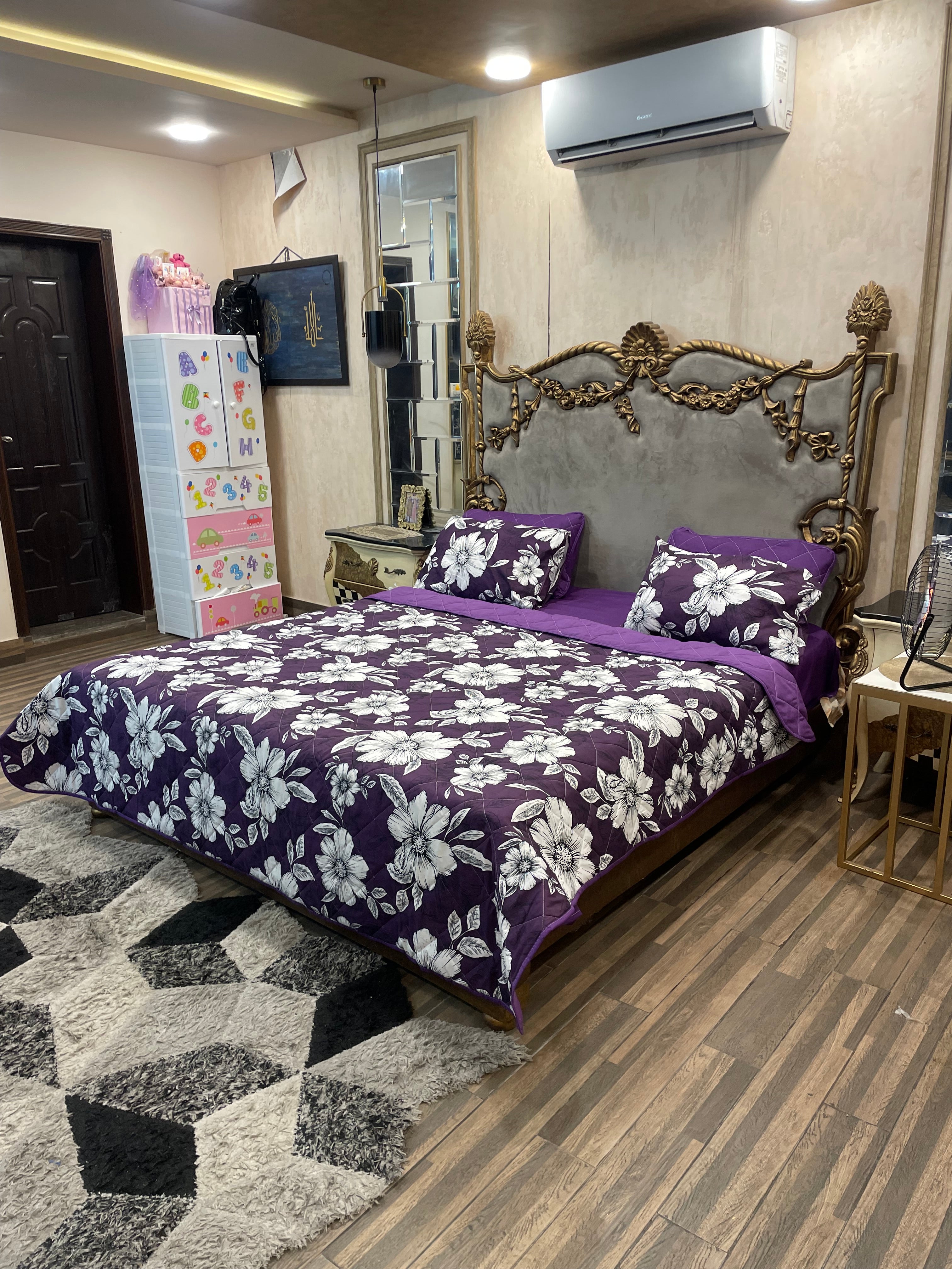 Pure Cotton 6️⃣PC Comforter set