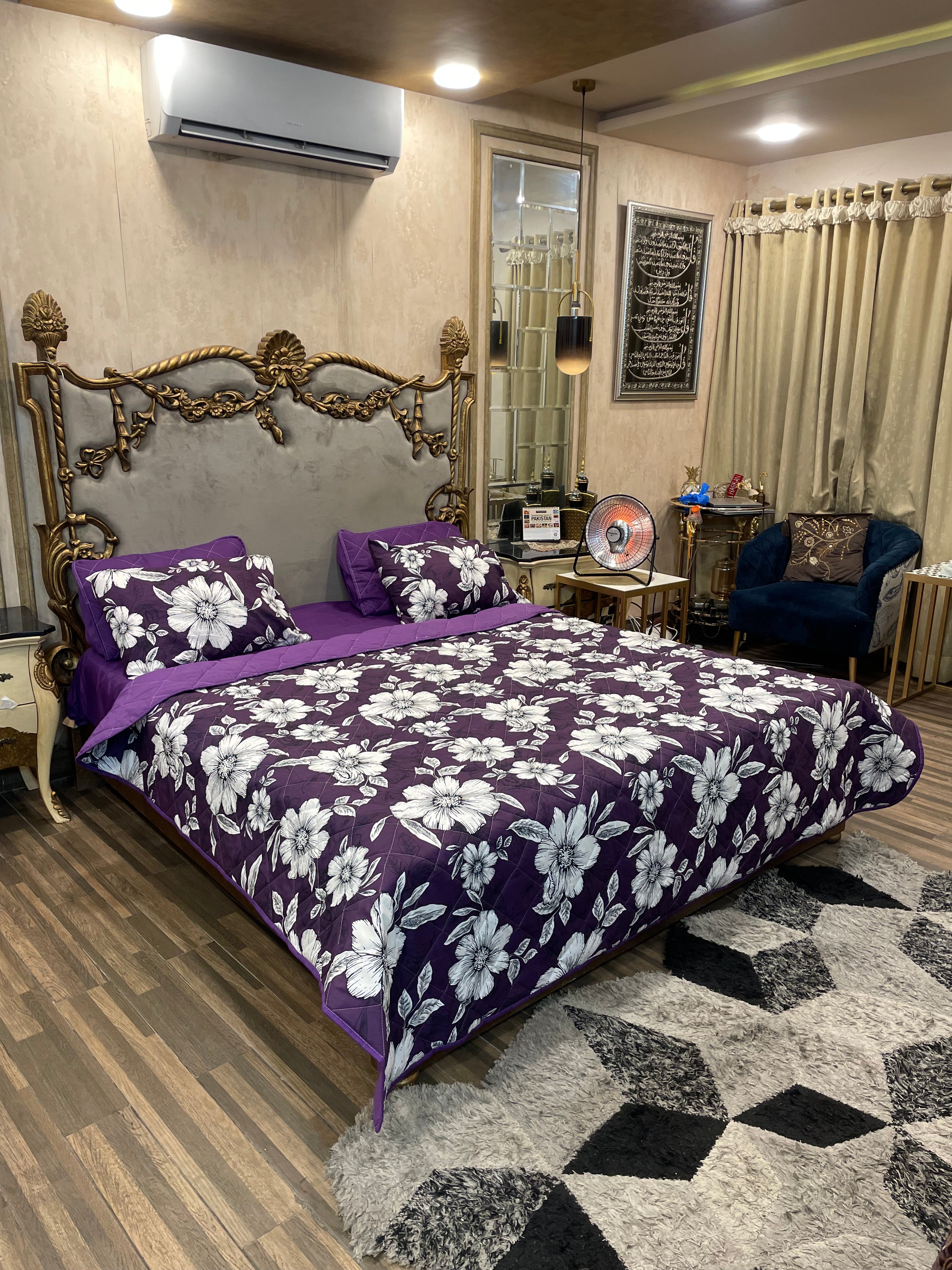 Pure Cotton 6️⃣PC Comforter set