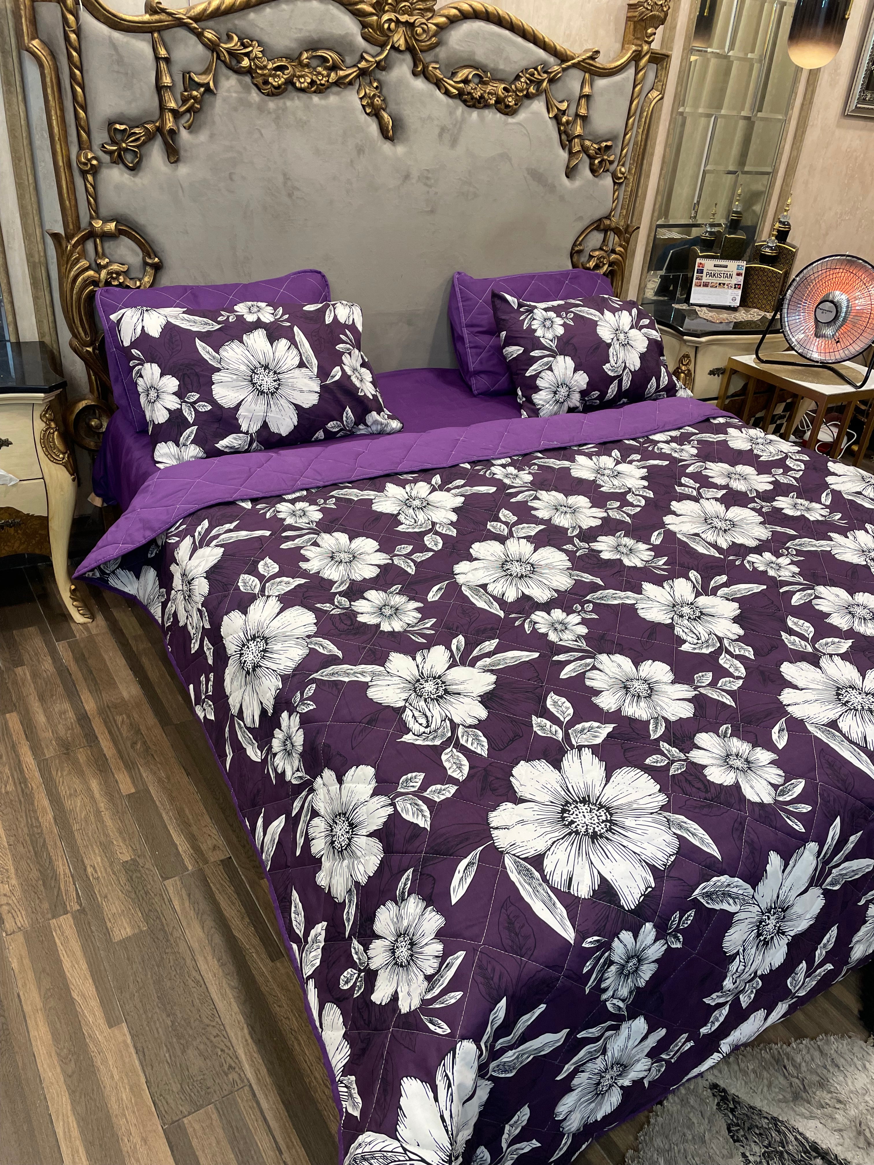 Pure Cotton 6️⃣PC Comforter set