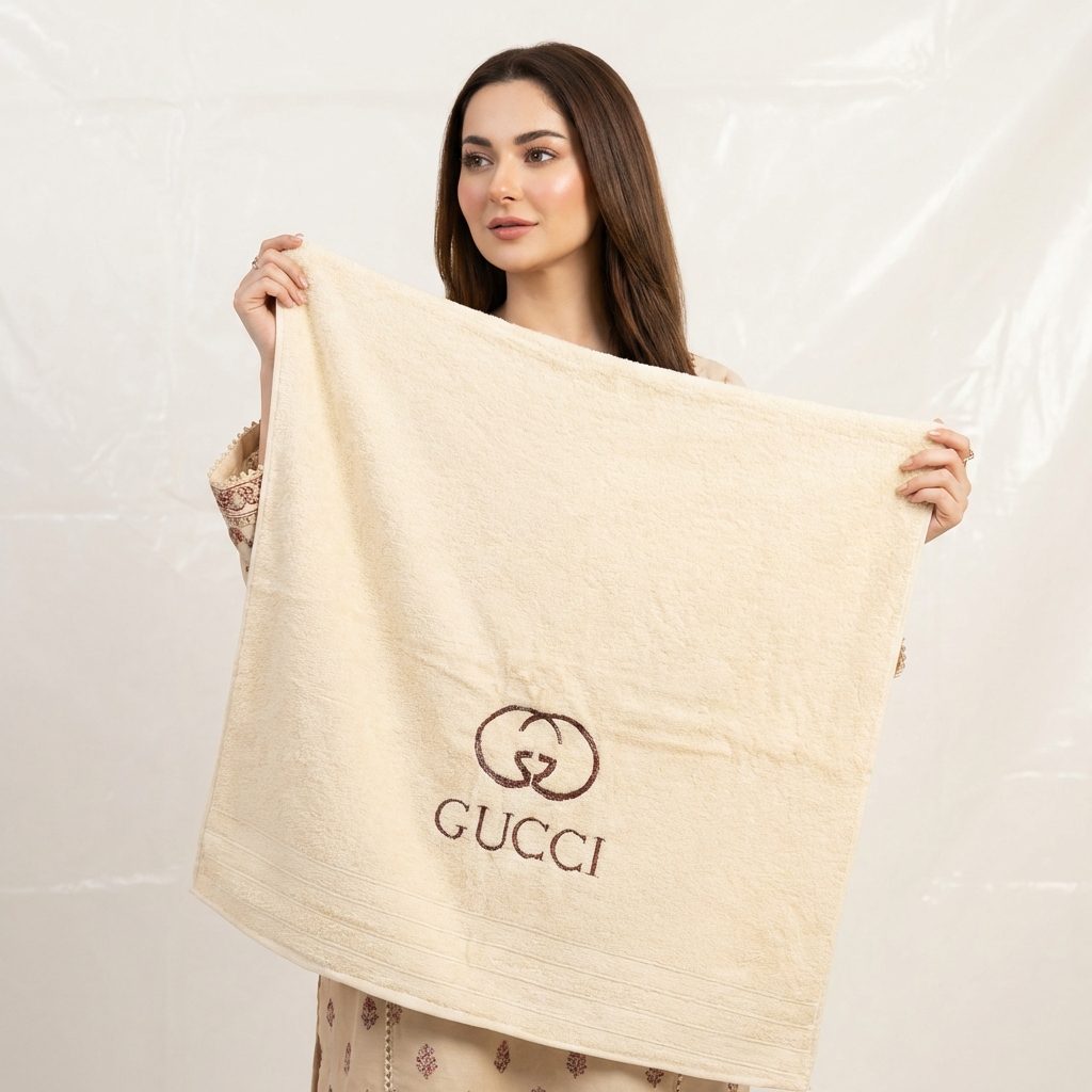 Gucci Export Quality Towel Embroided (Pack of 2 )