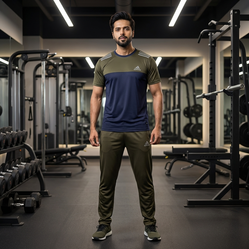 Nike- Nike Dri-Fit Tracksuit Green Blue