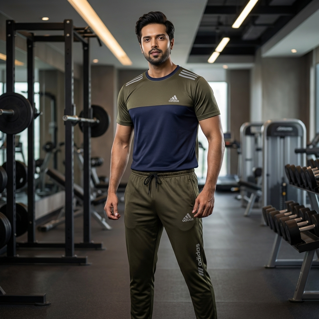 Nike- Nike Dri-Fit Tracksuit Green Blue