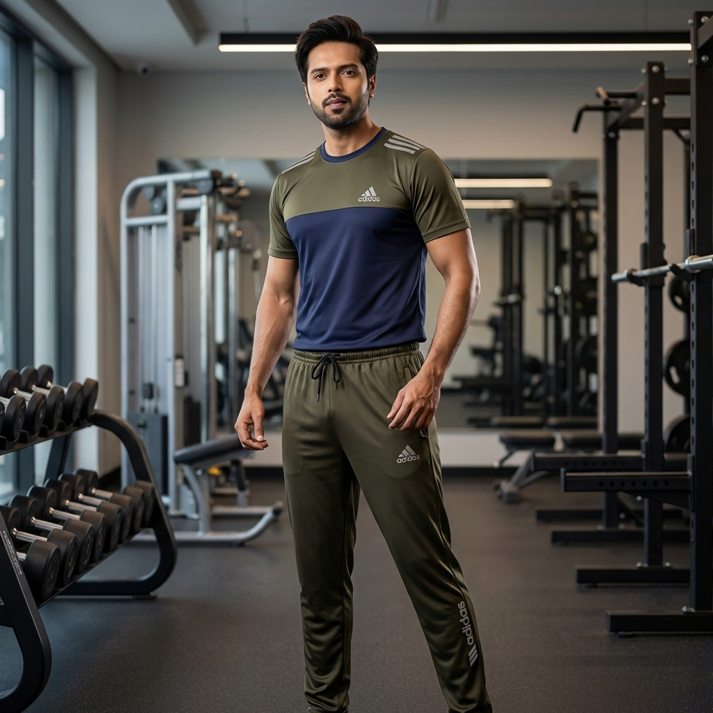 Nike- Nike Dri-Fit Tracksuit Green Blue