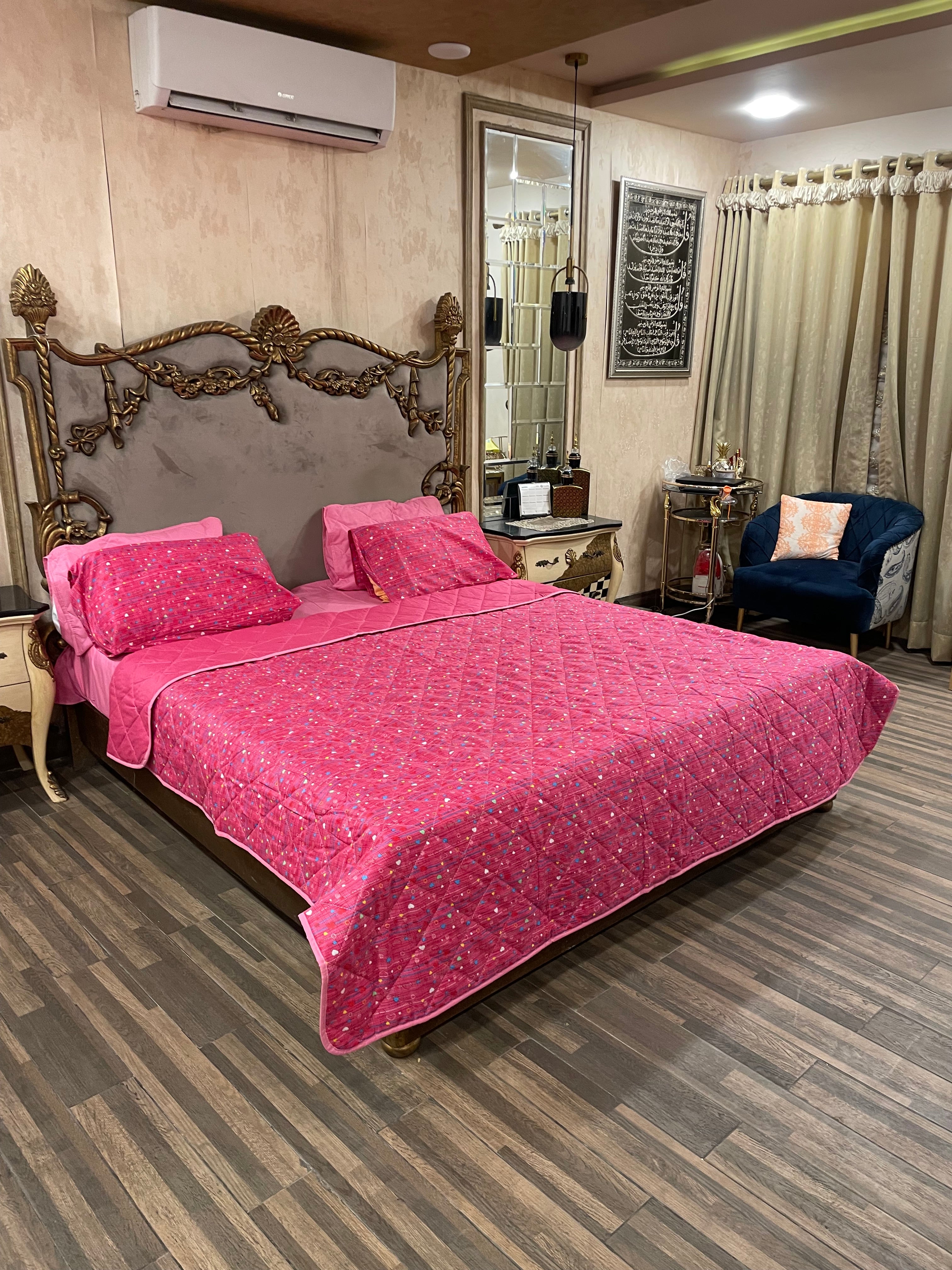 Pure Cotton 6️⃣PC Comforter set