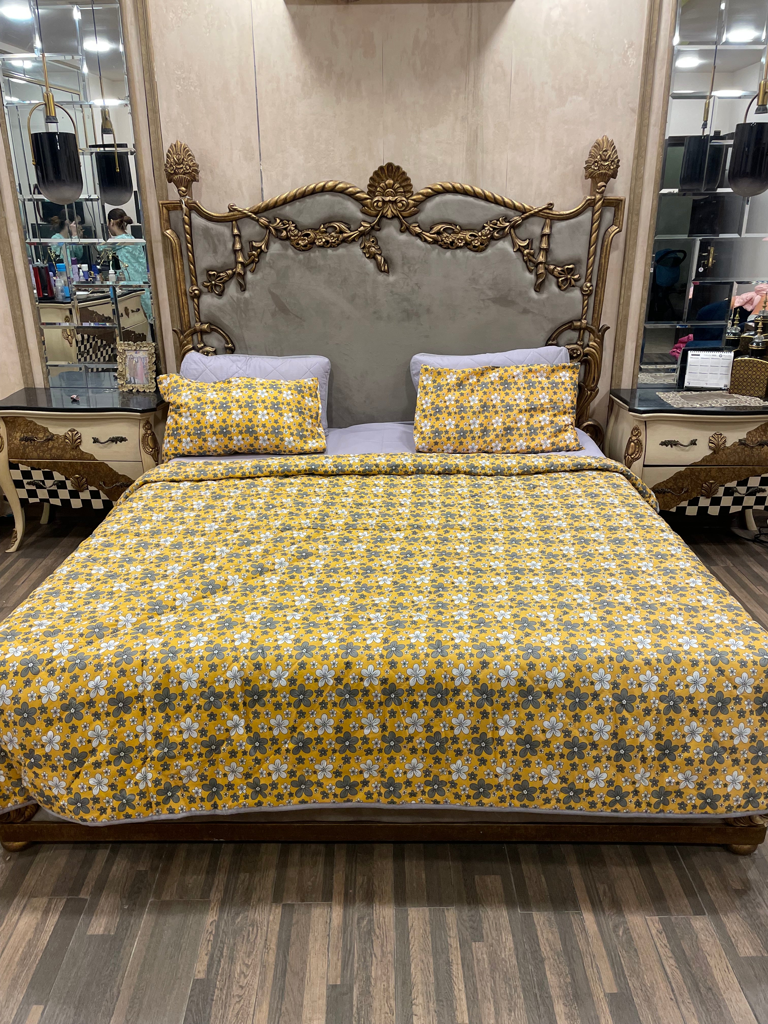 Pure Cotton 6️⃣PC Comforter set