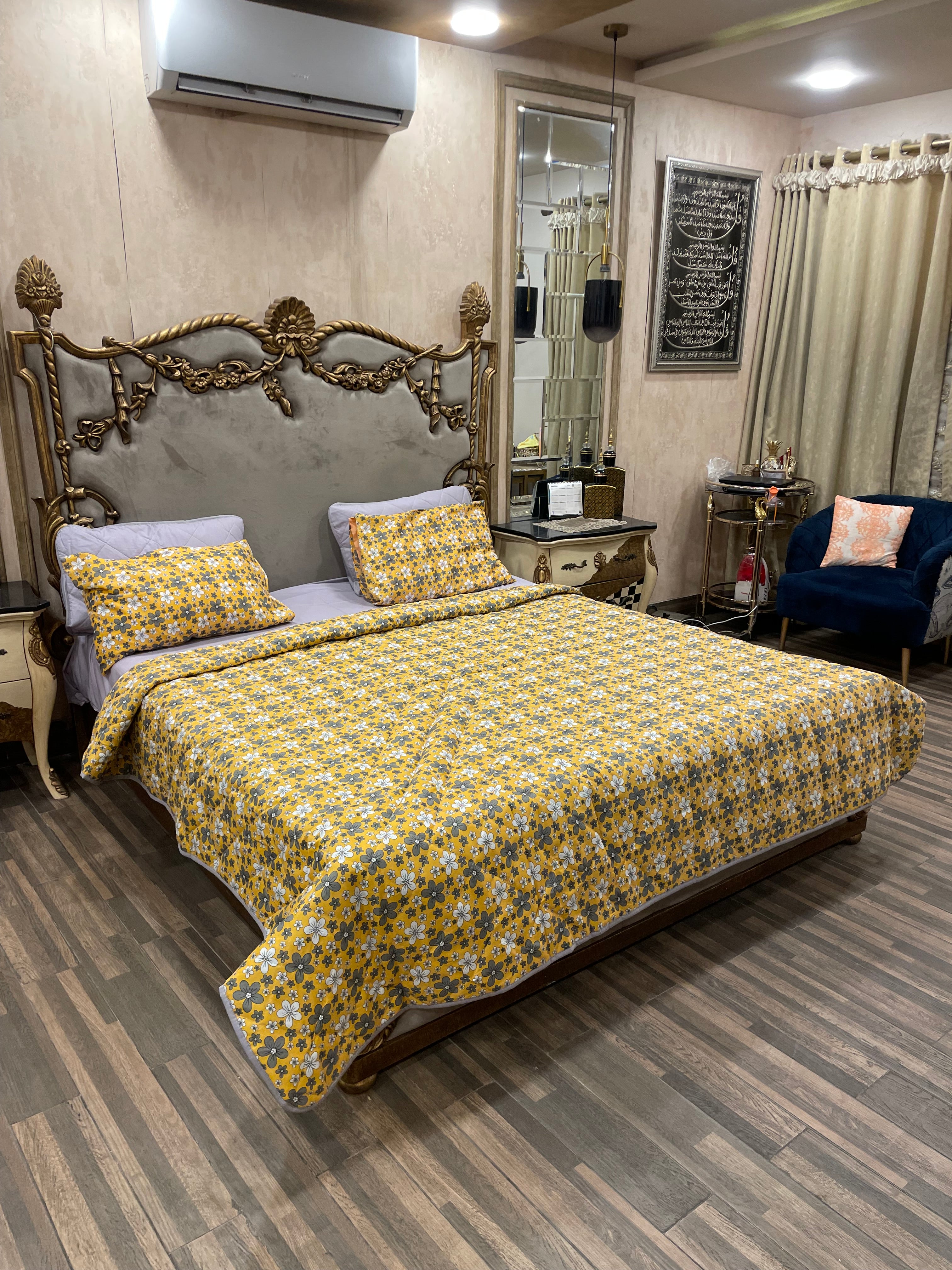 Pure Cotton 6️⃣PC Comforter set