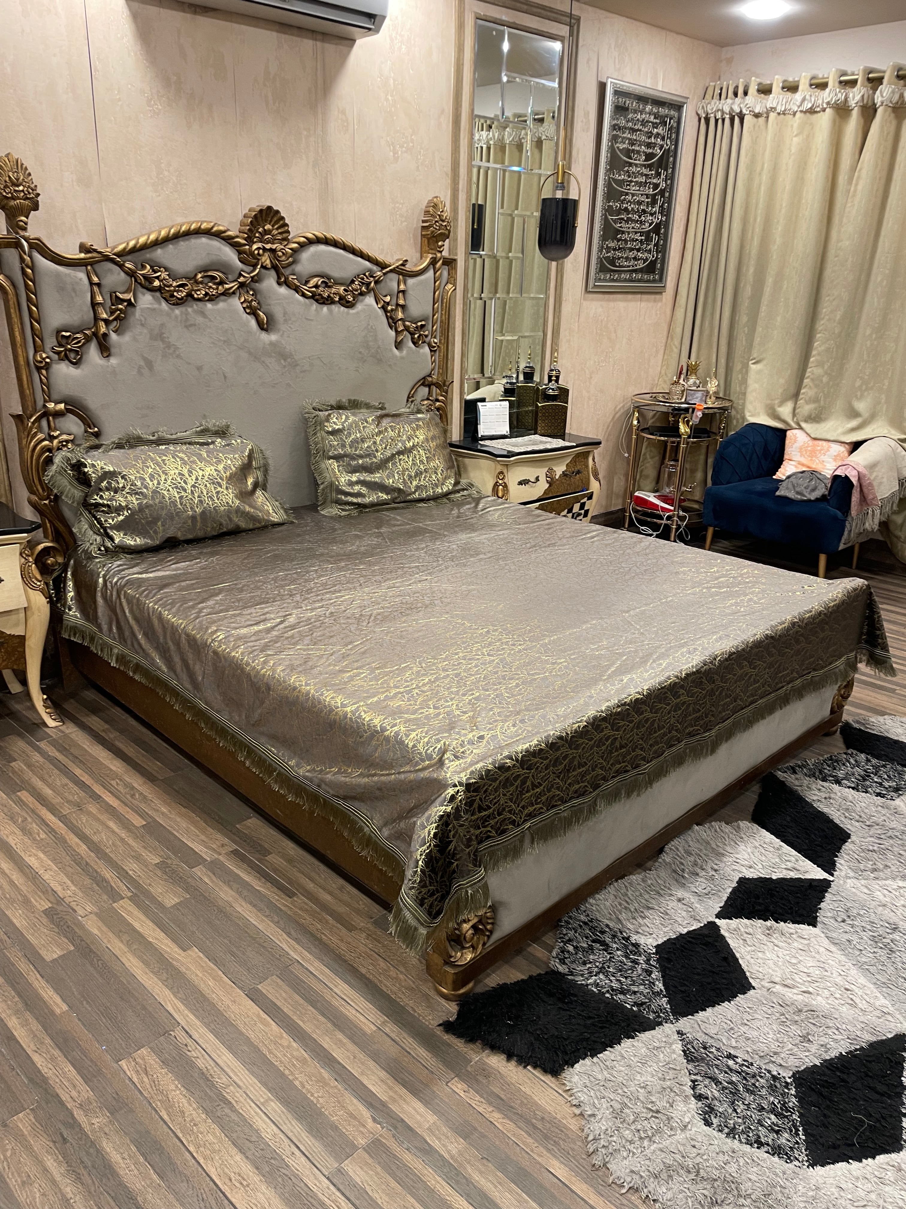 3️⃣PC  texture velvet BEDSHEET