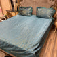 3️⃣PC  texture velvet BEDSHEET