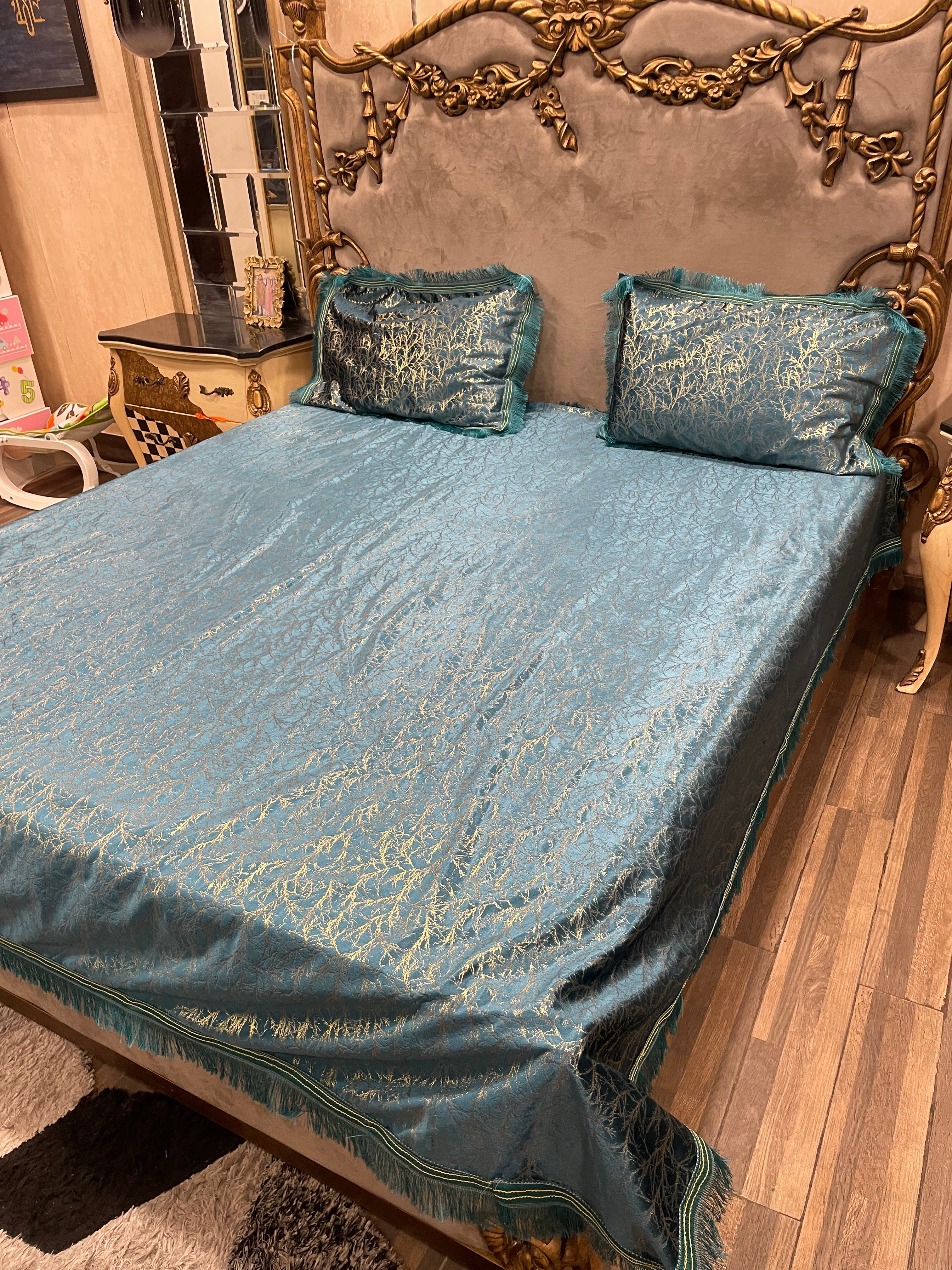 3️⃣PC  texture velvet BEDSHEET