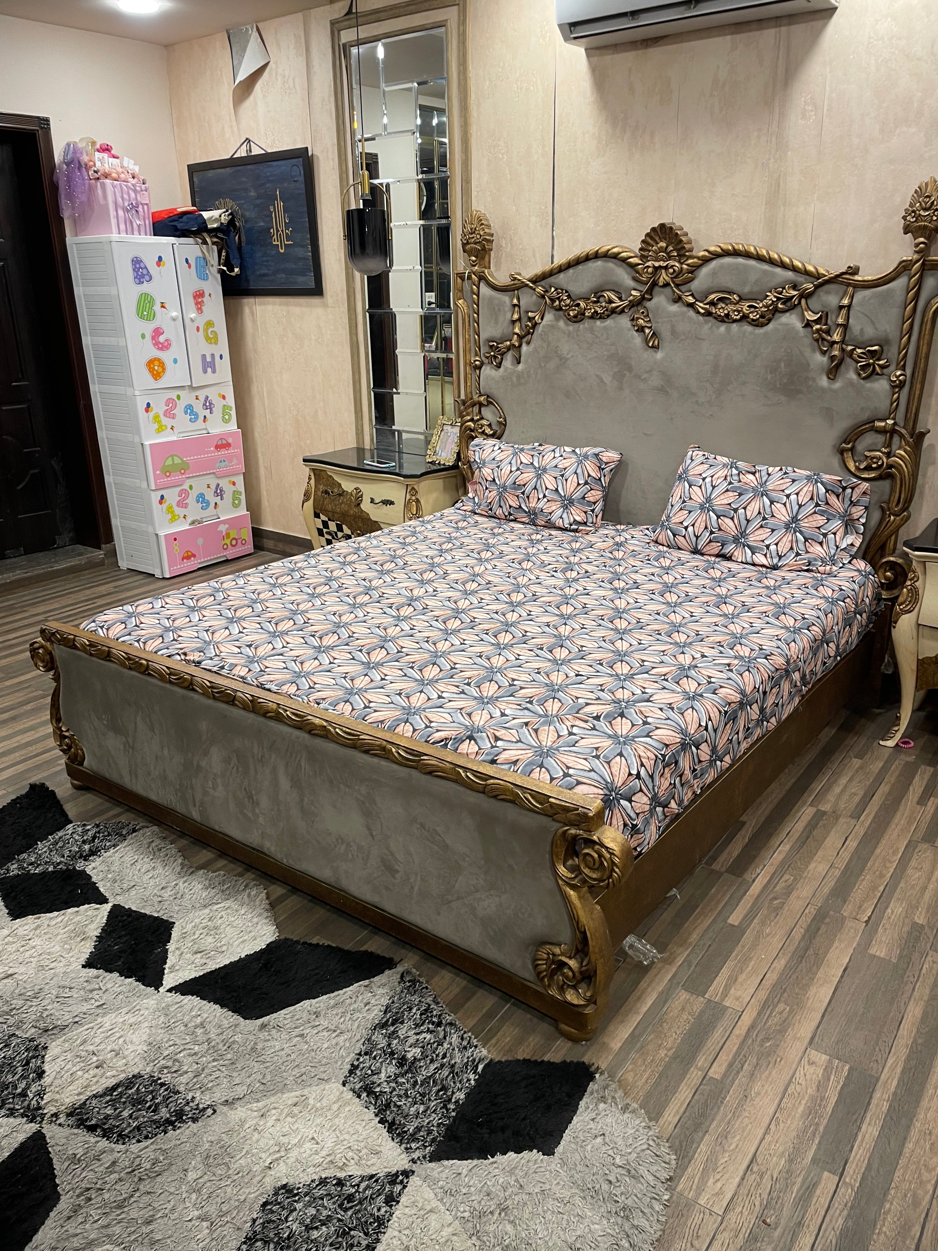 Pure Cotton  fitted Bedsheet