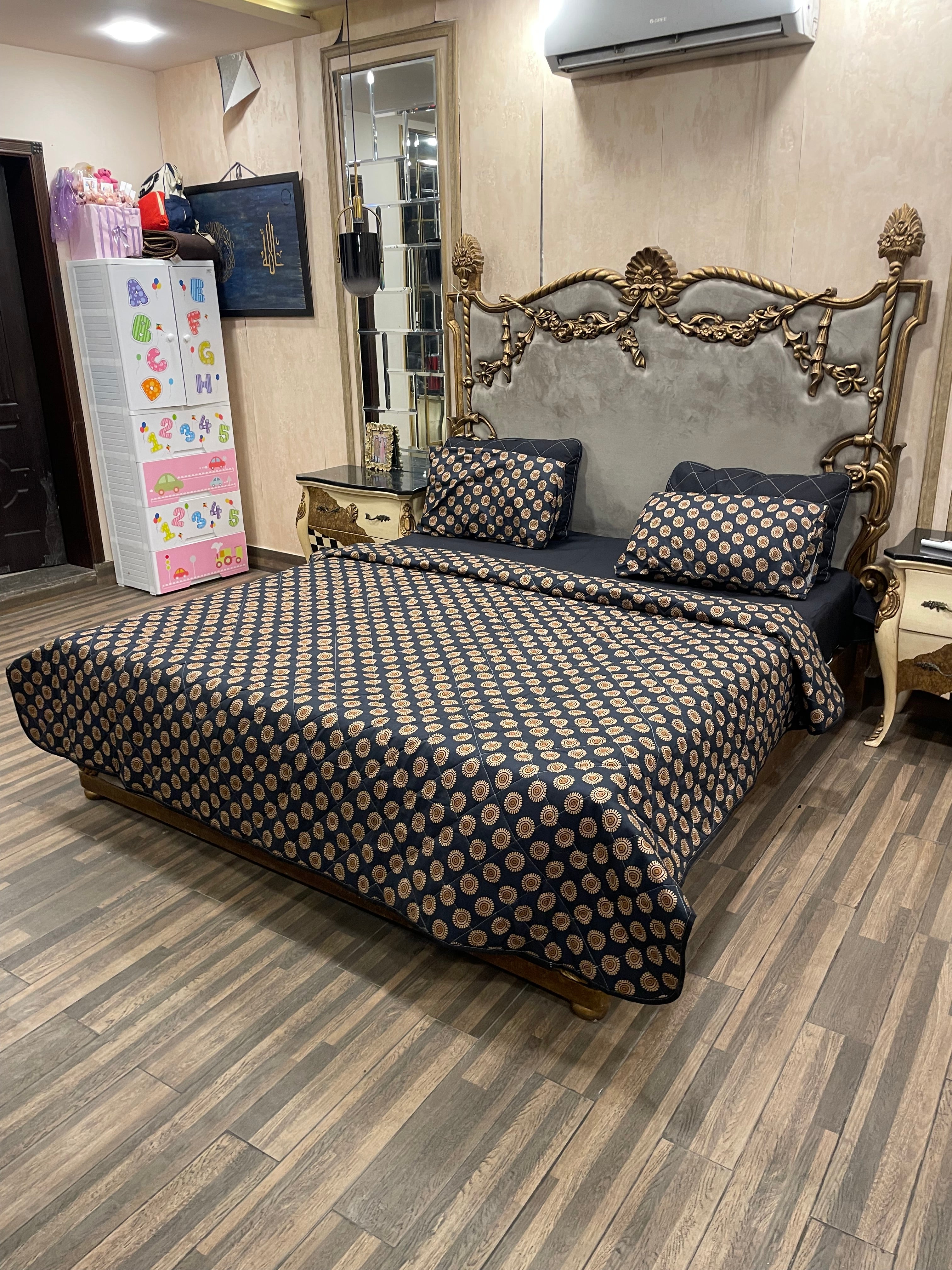 Pure Cotton 6️⃣PC Comforter set