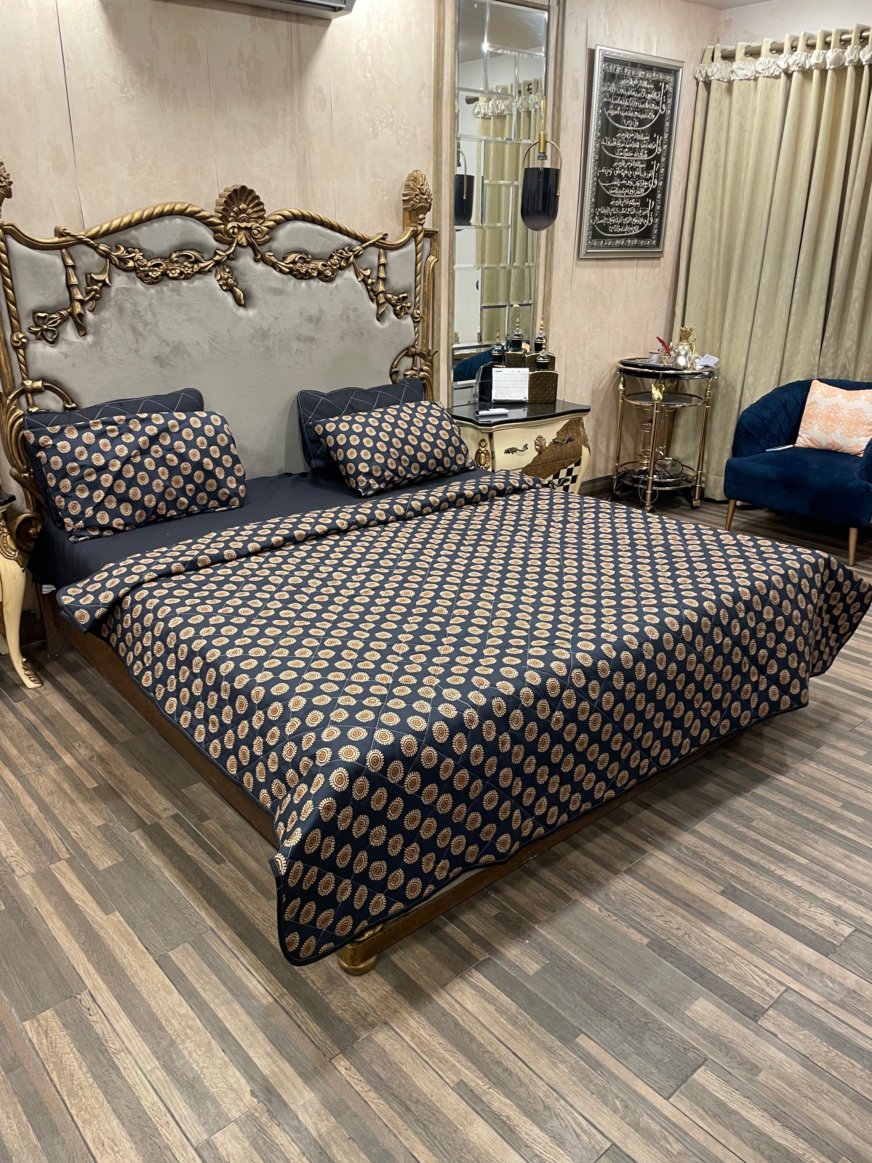 Pure Cotton 6️⃣PC Comforter set