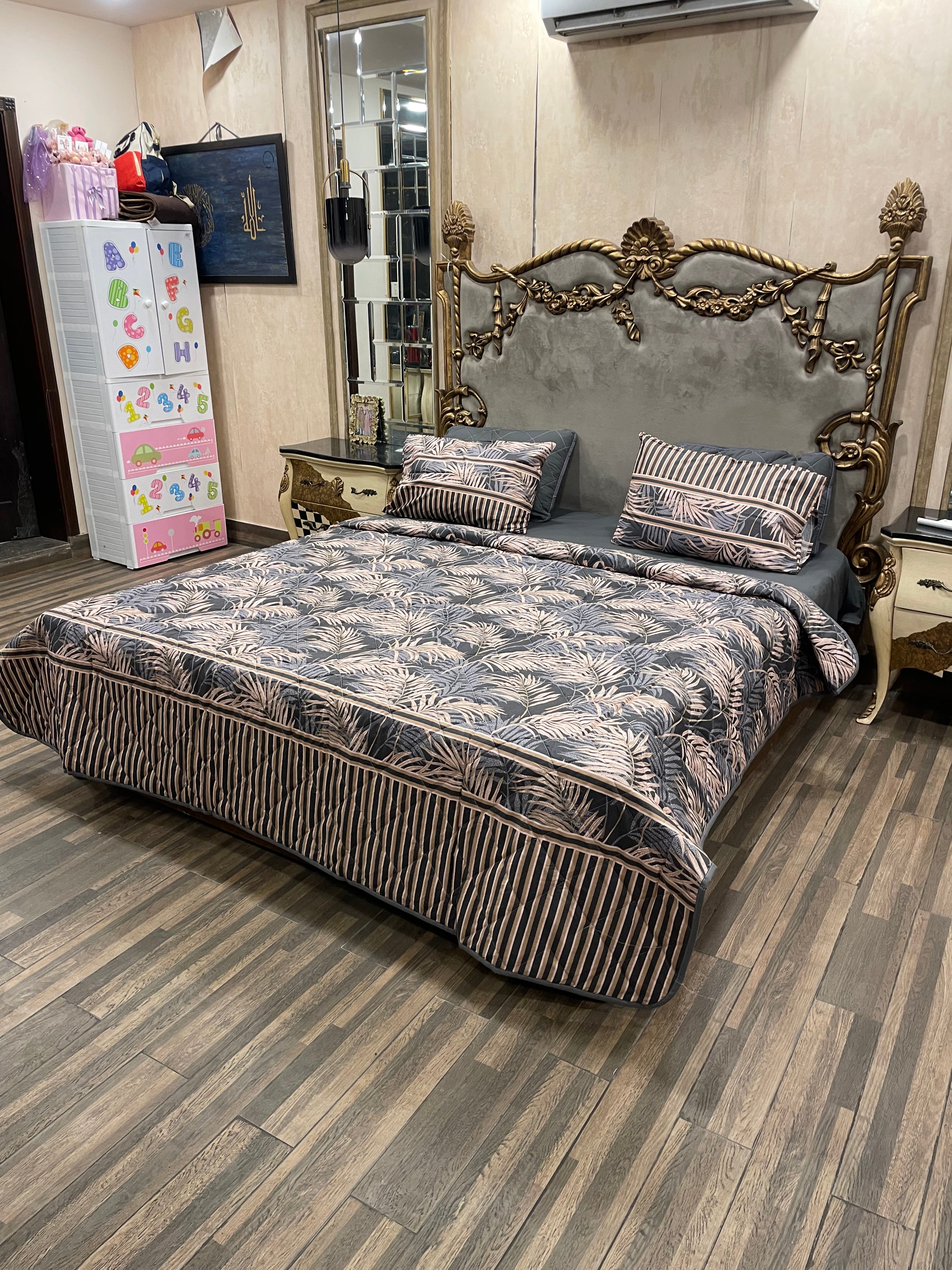 Pure Cotton 6️⃣PC Comforter set