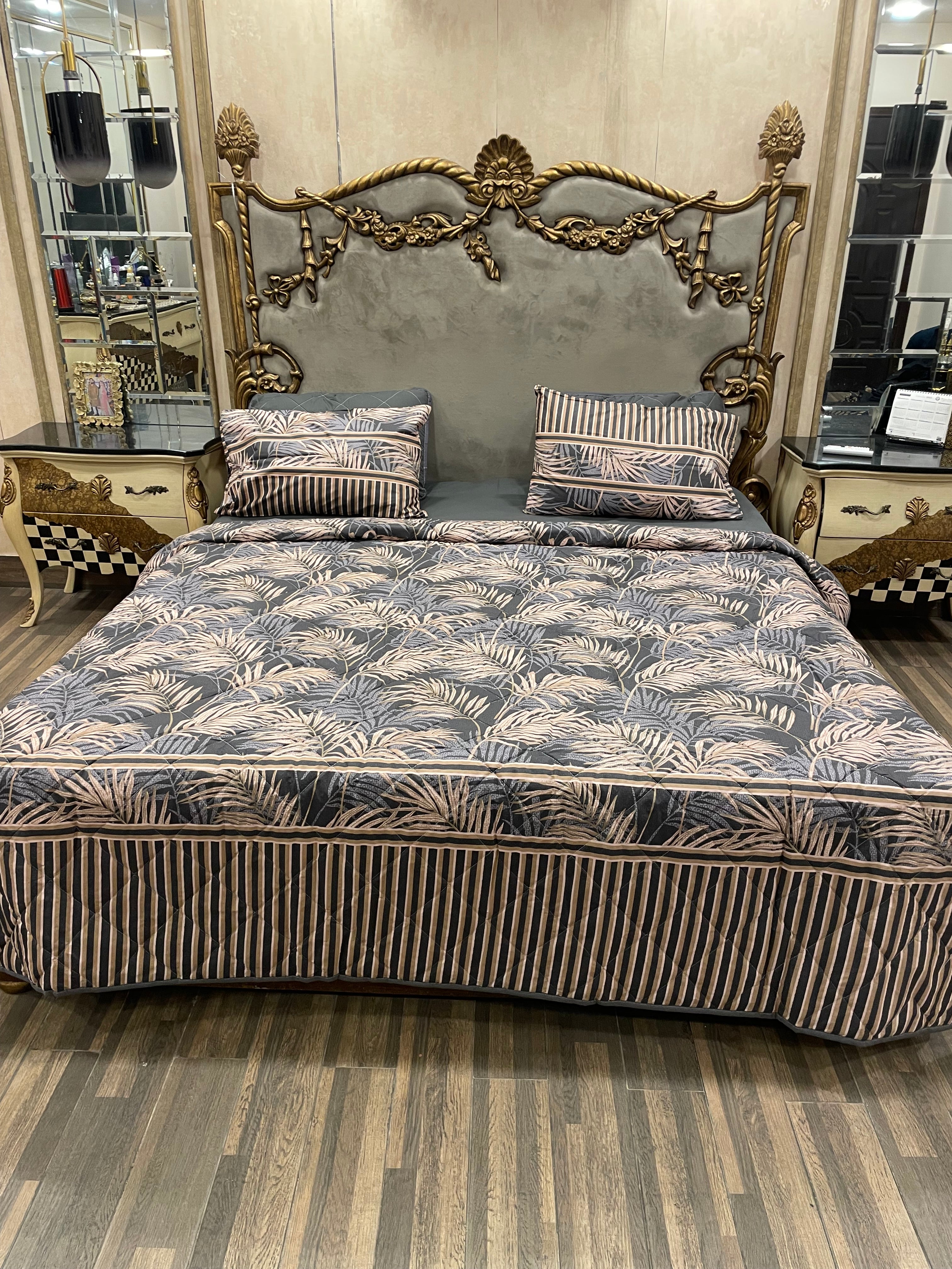 Pure Cotton 6️⃣PC Comforter set