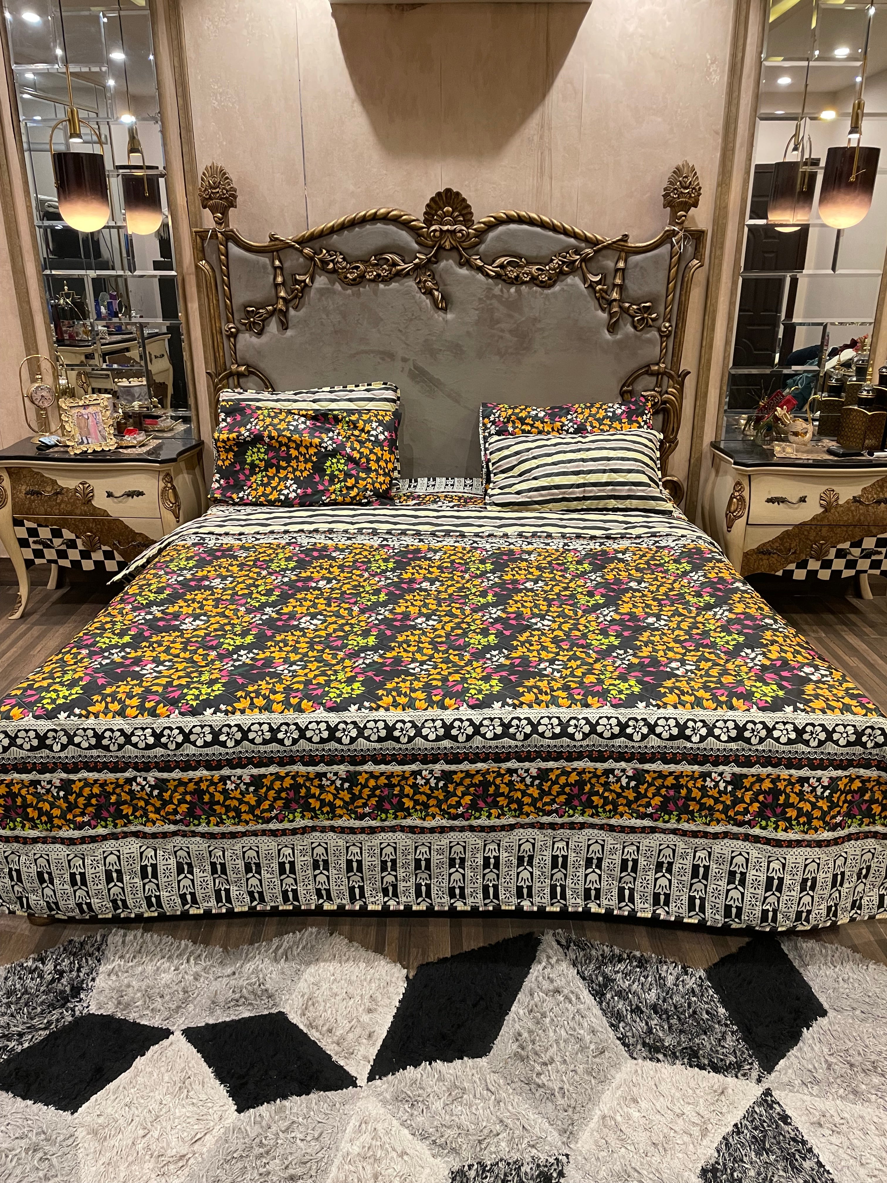 Normal Cotton 6️⃣PC Comforter set