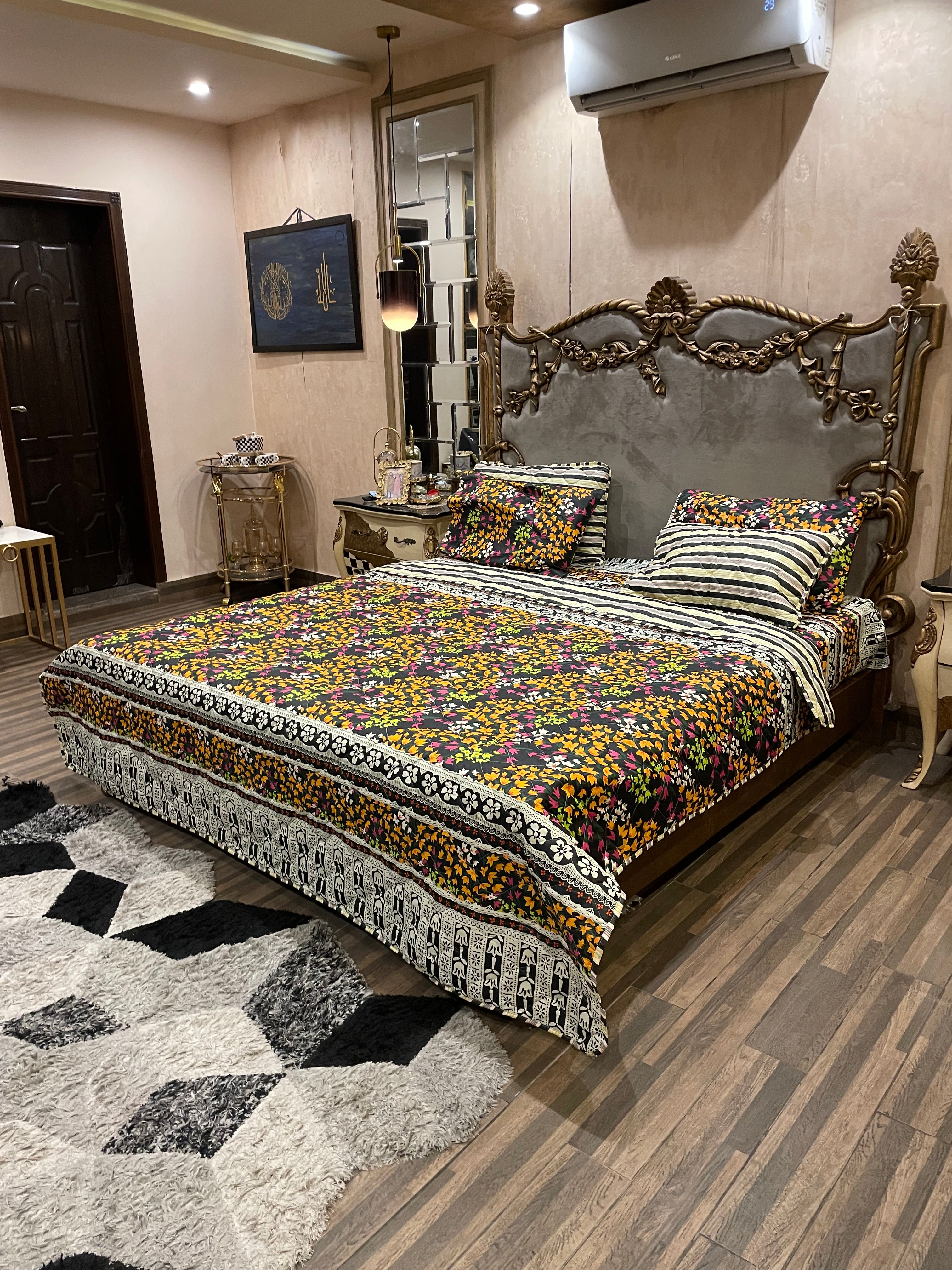 Normal Cotton 6️⃣PC Comforter set