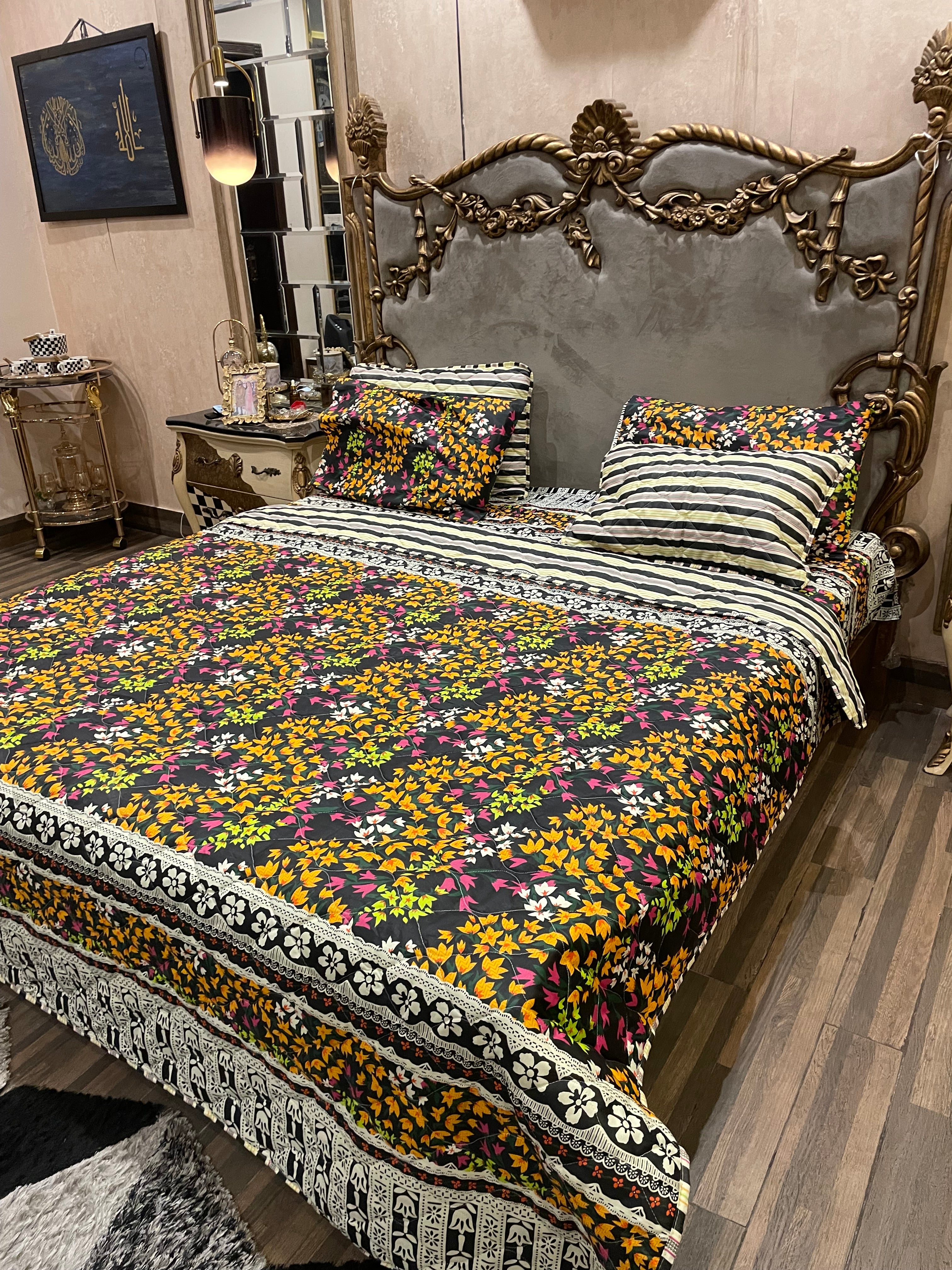 Normal Cotton 6️⃣PC Comforter set