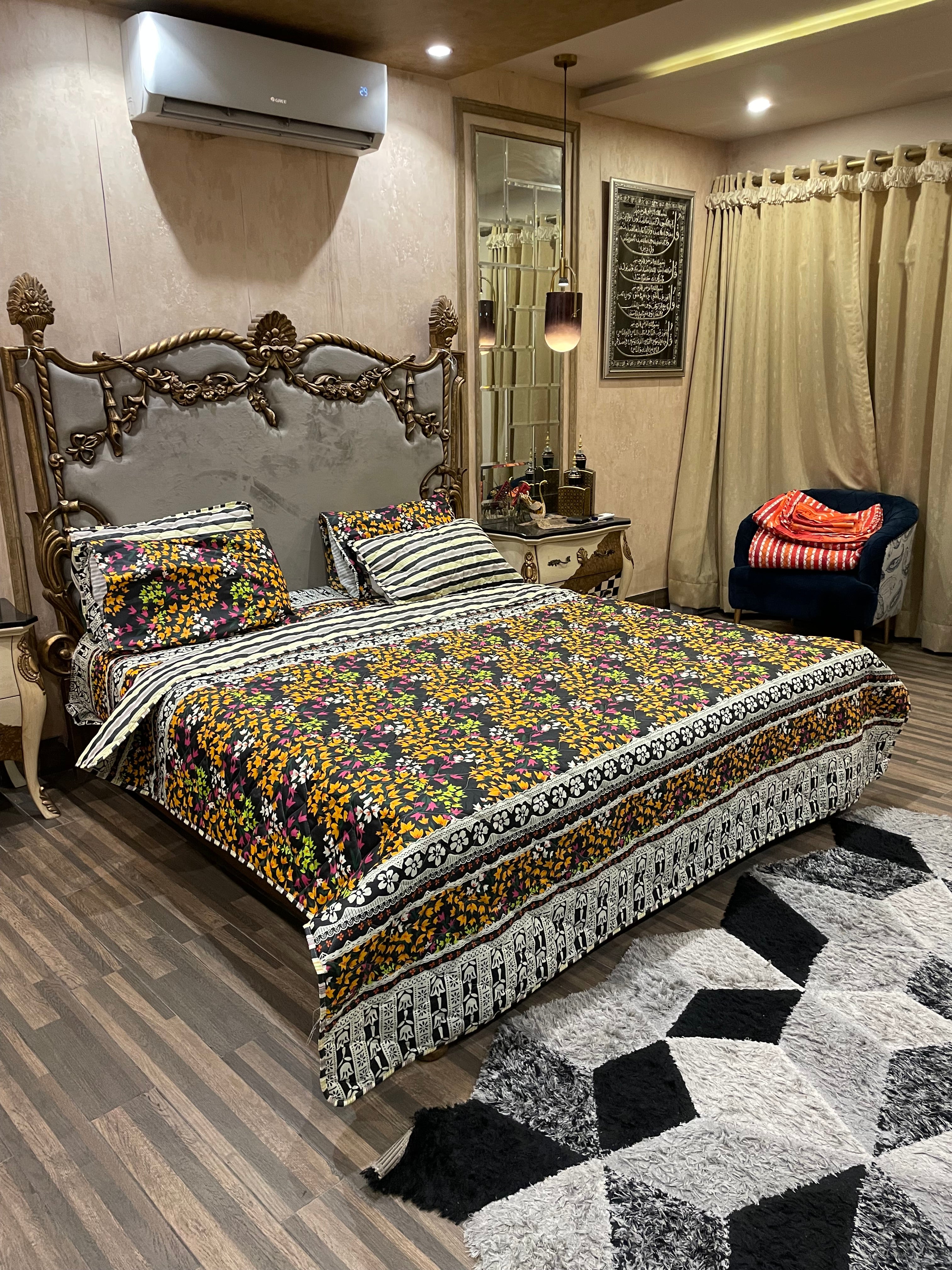 Normal Cotton 6️⃣PC Comforter set