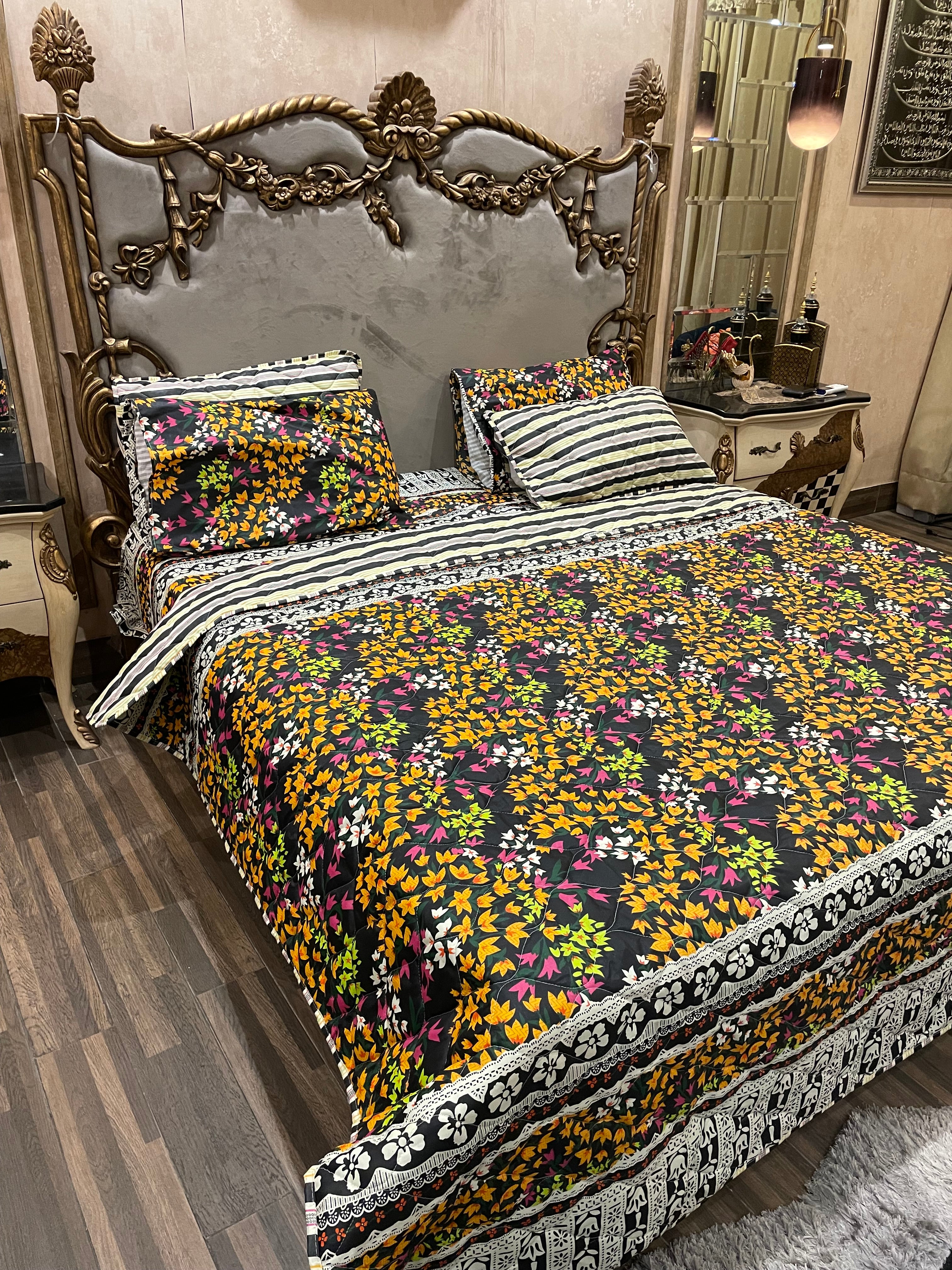 Normal Cotton 6️⃣PC Comforter set