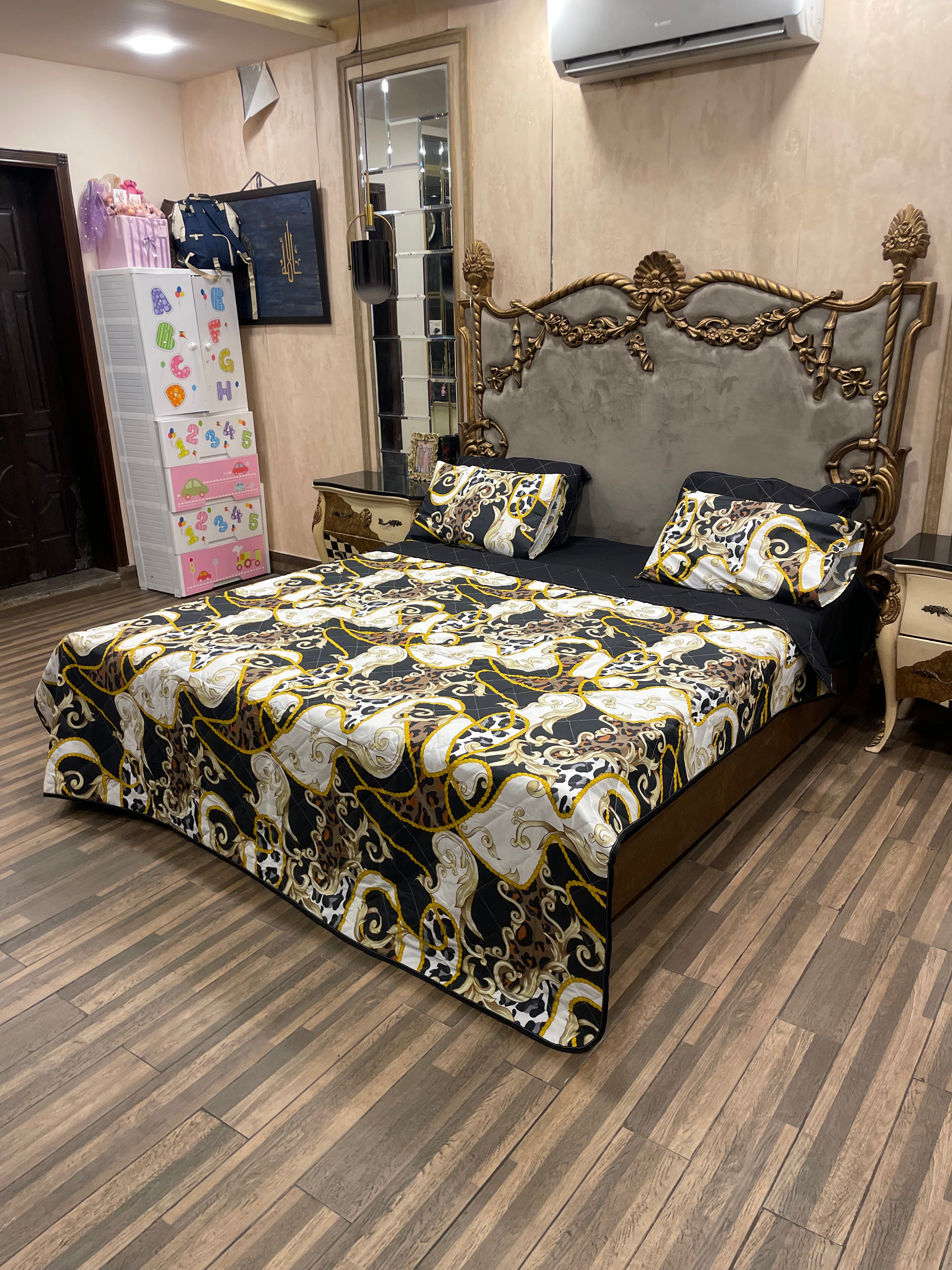 Pure Cotton 6️⃣PC Comforter set