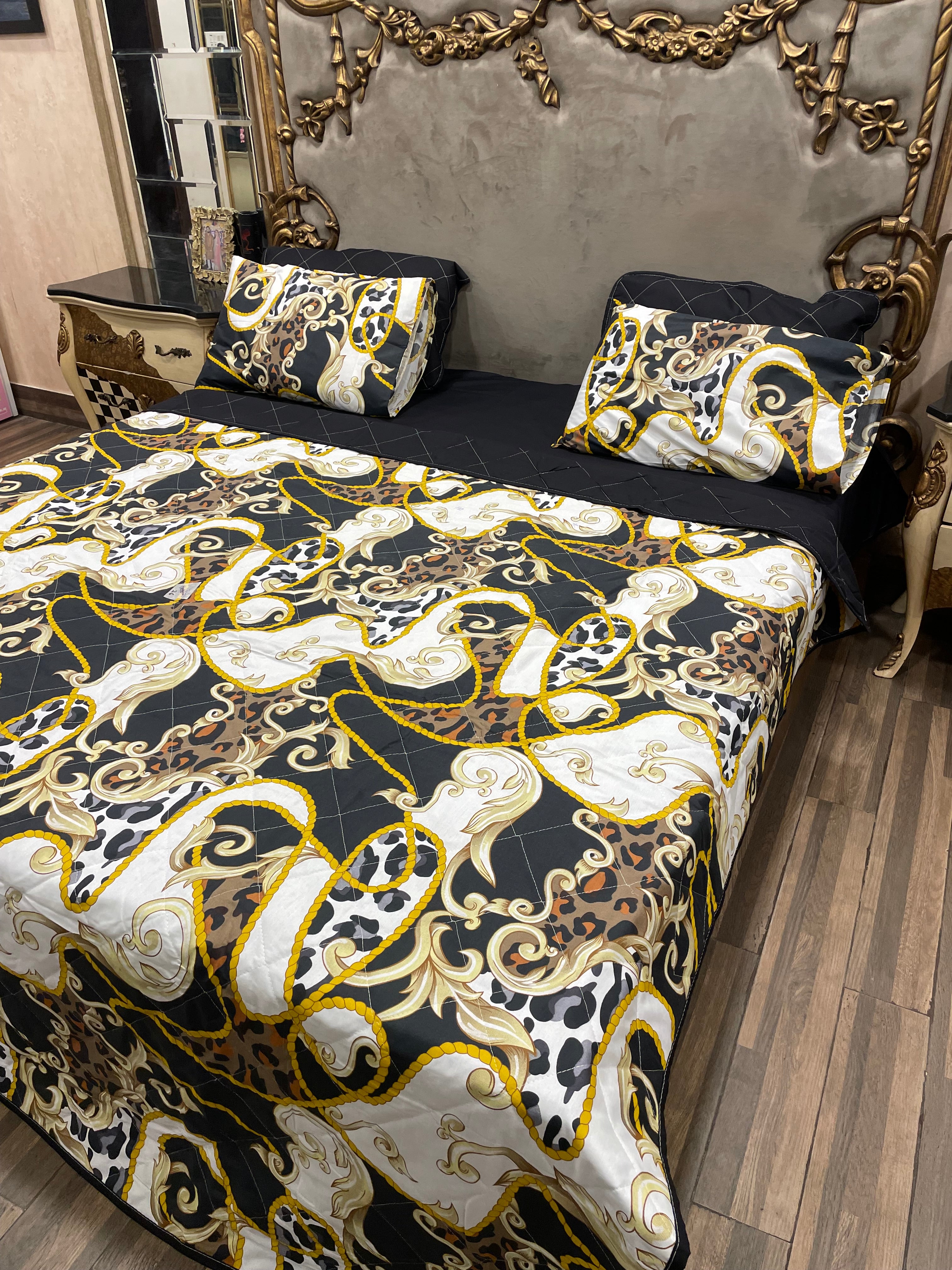 Pure Cotton 6️⃣PC Comforter set