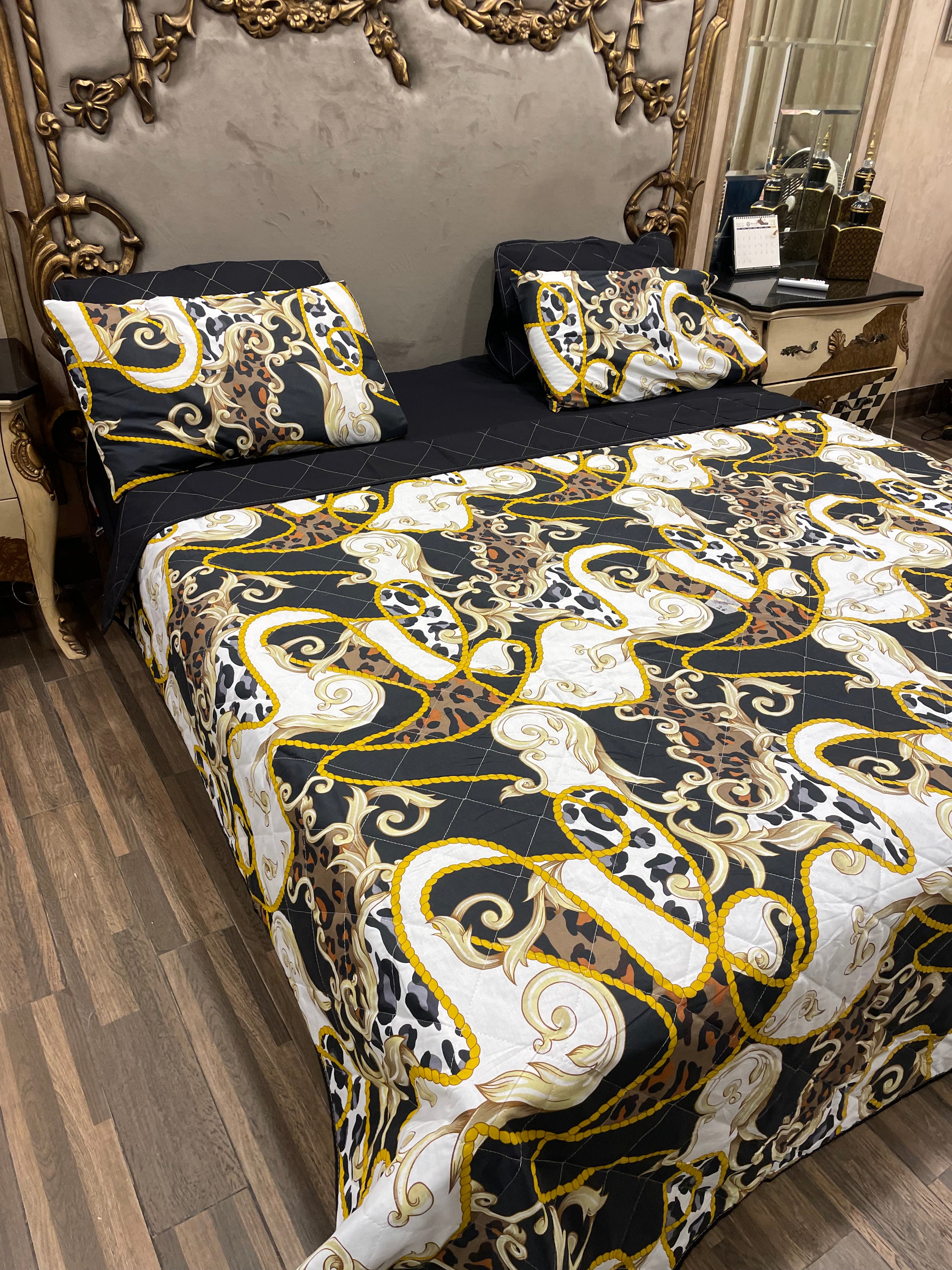 Pure Cotton 6️⃣PC Comforter set