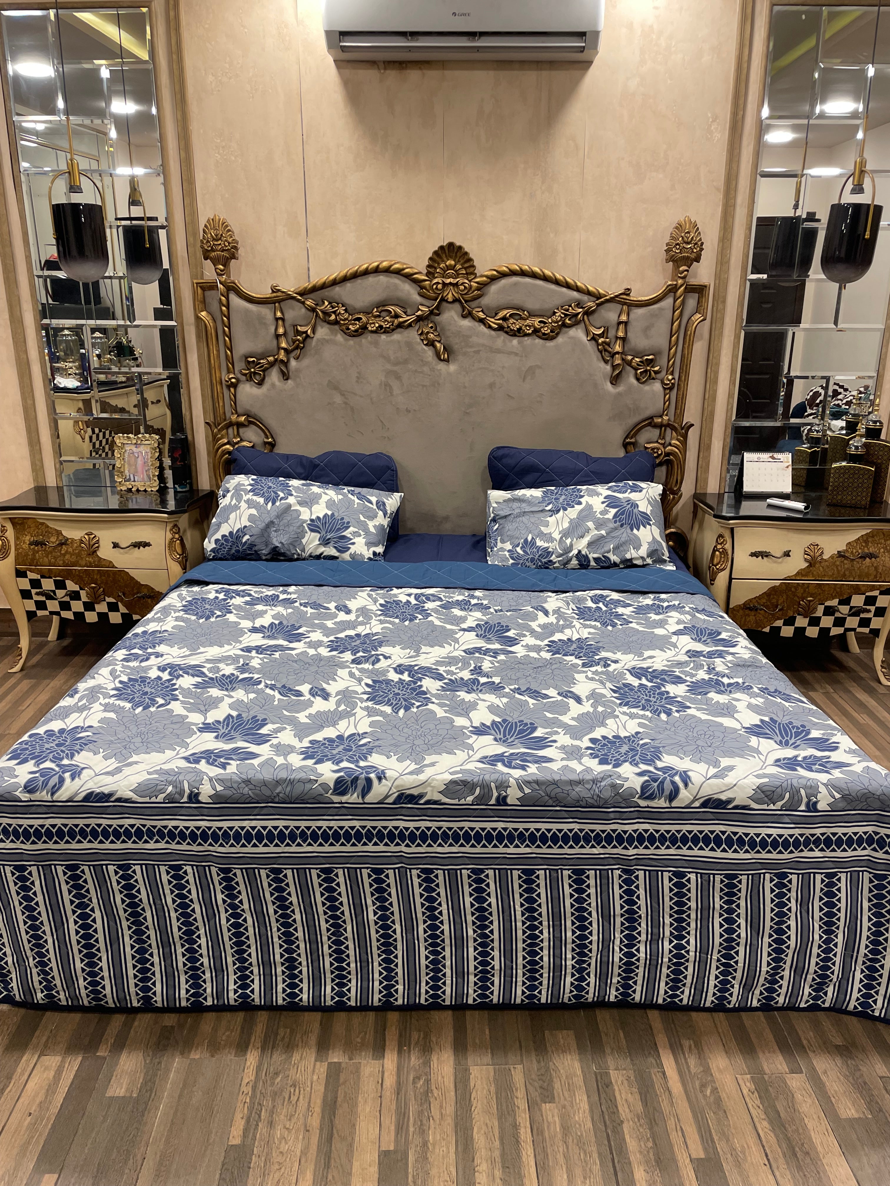 Pure Cotton 6️⃣PC Comforter set