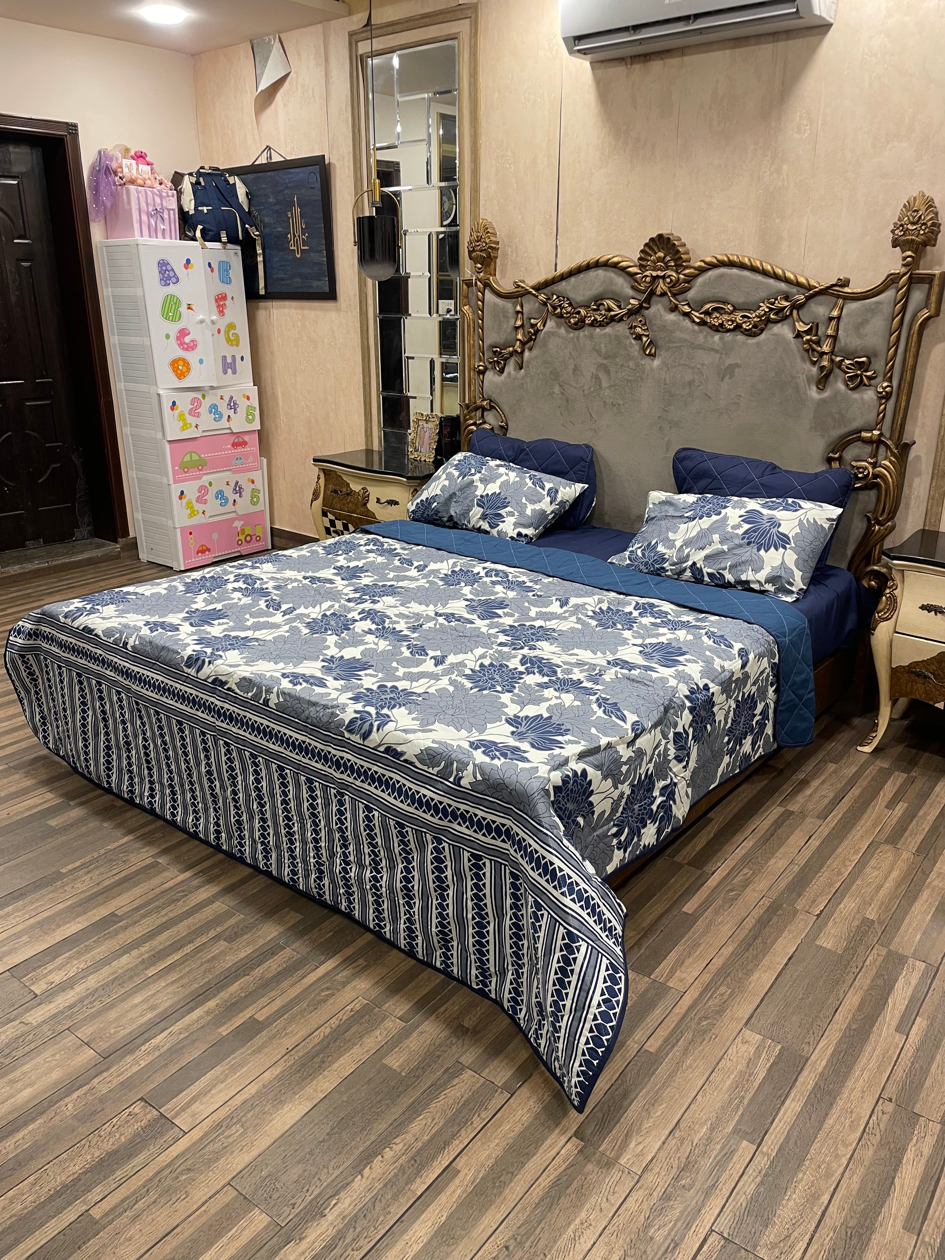 Pure Cotton 6️⃣PC Comforter set