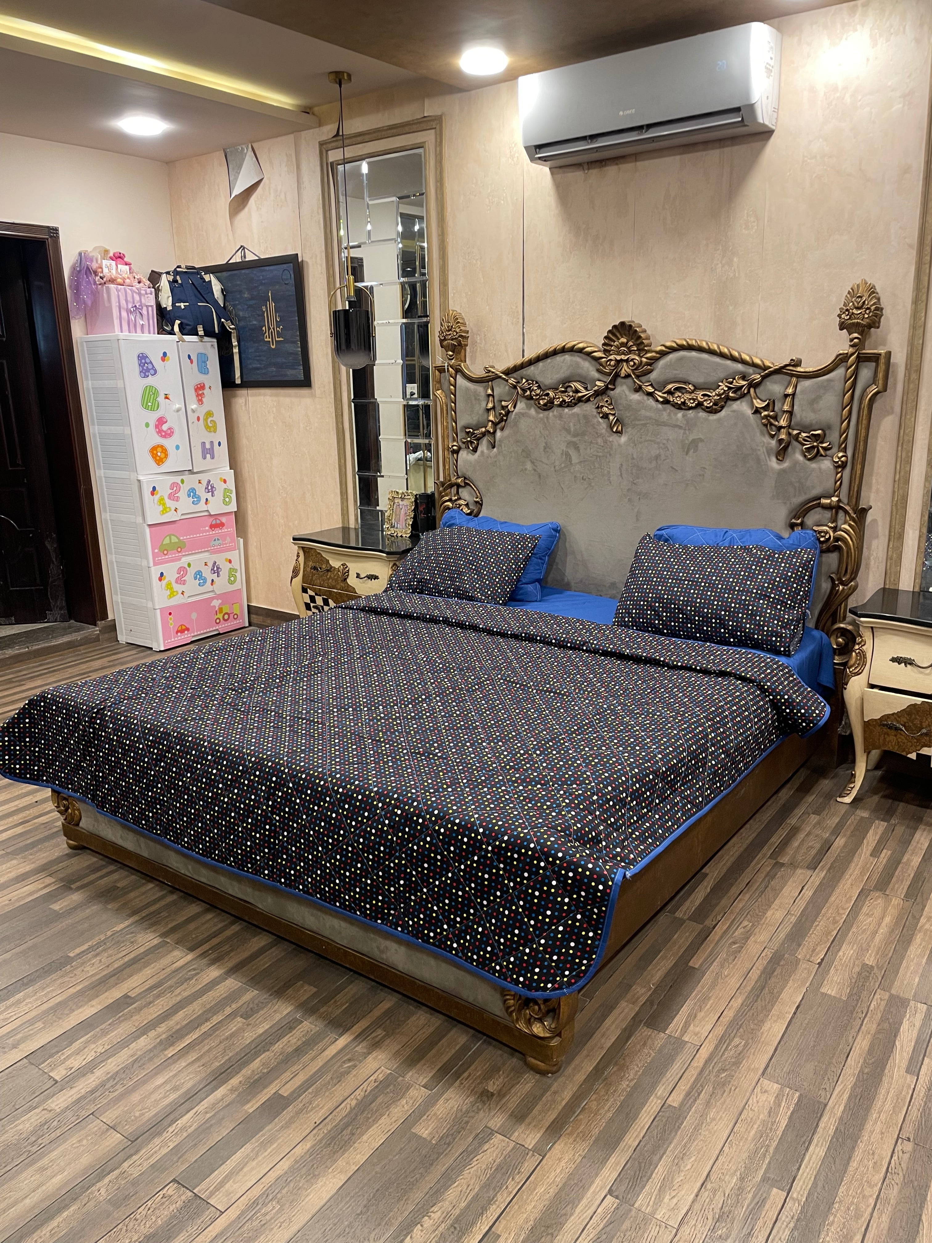 Pure Cotton 6️⃣PC Comforter set