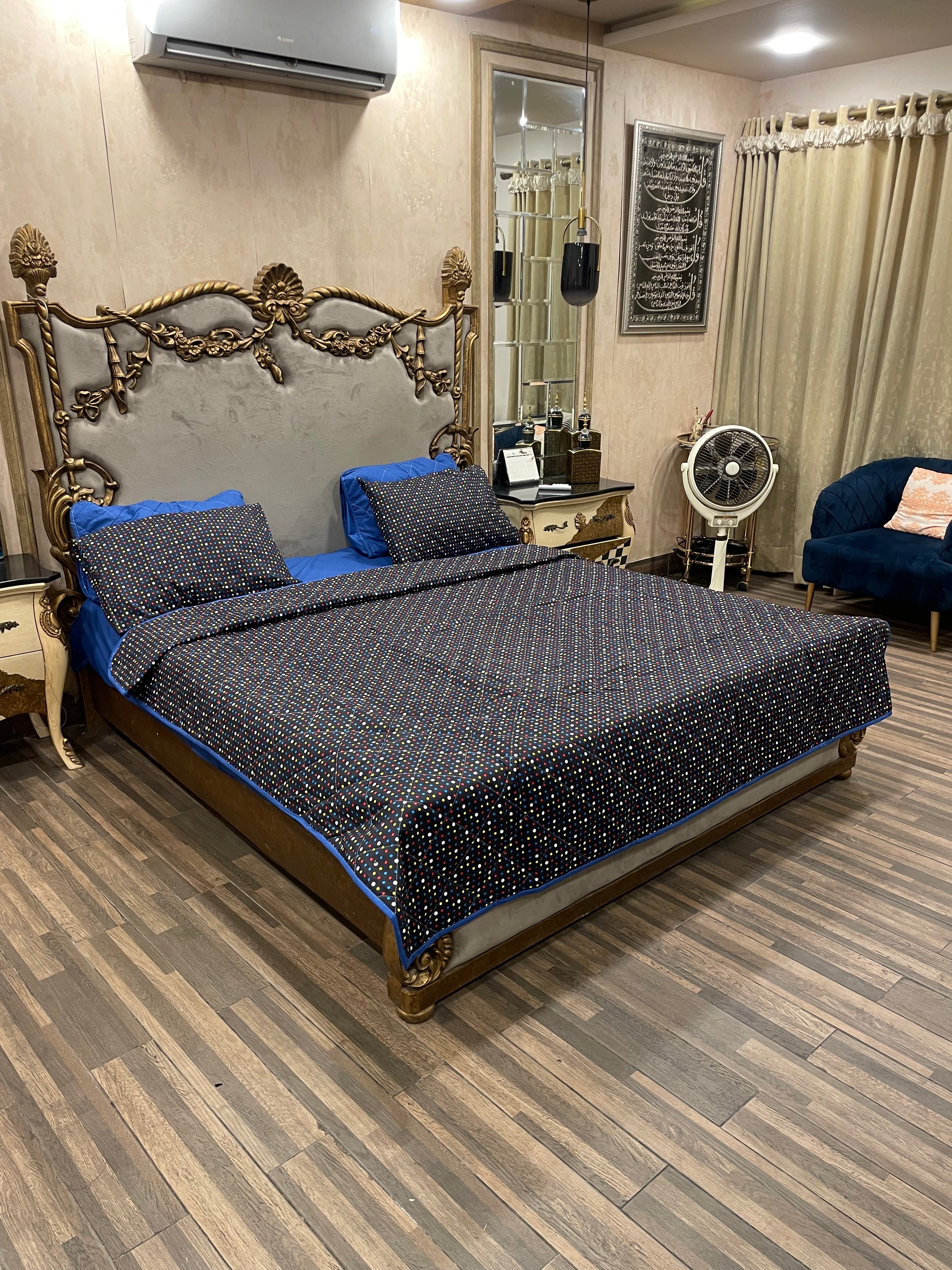 Pure Cotton 6️⃣PC Comforter set