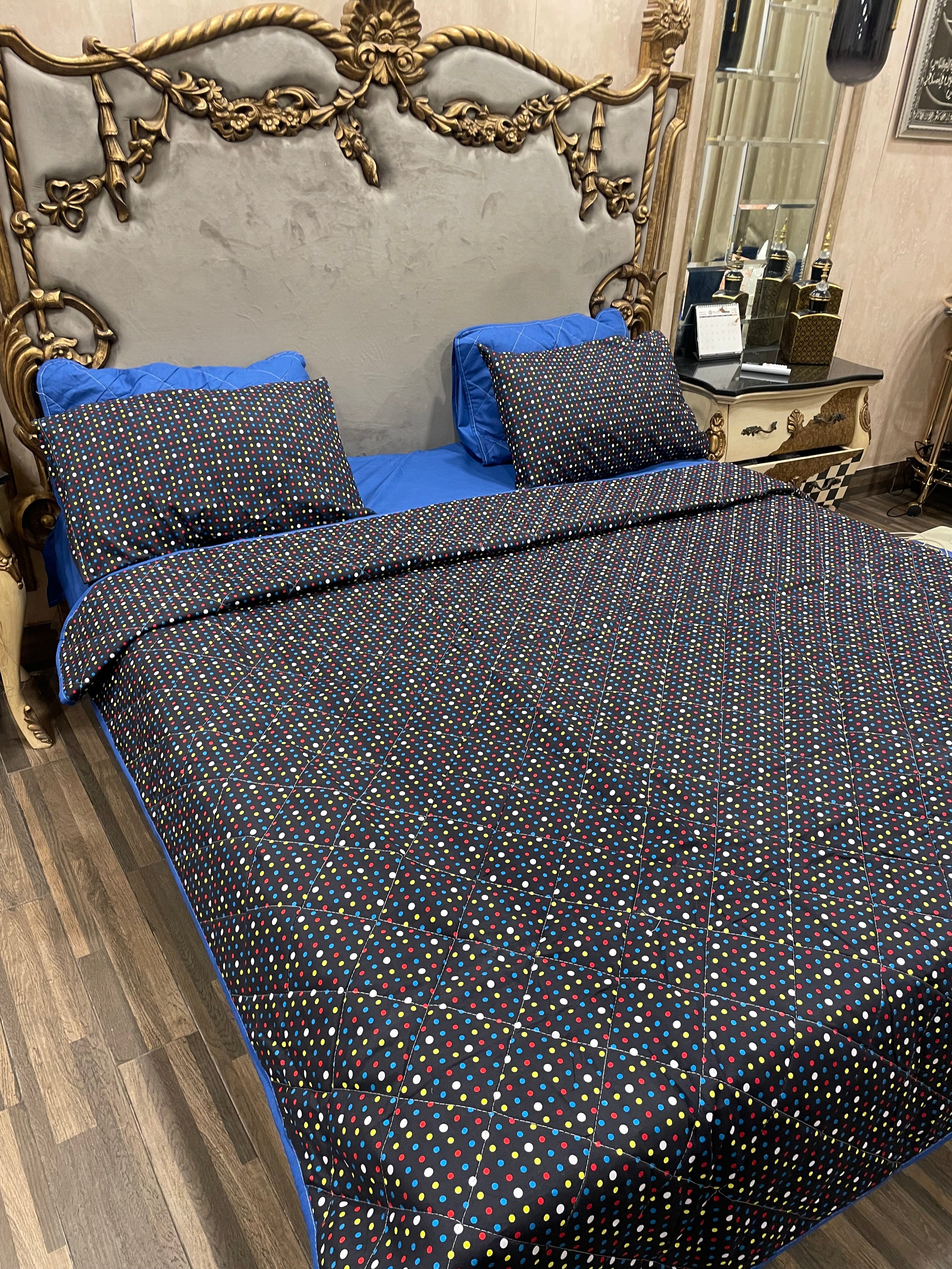 Pure Cotton 6️⃣PC Comforter set