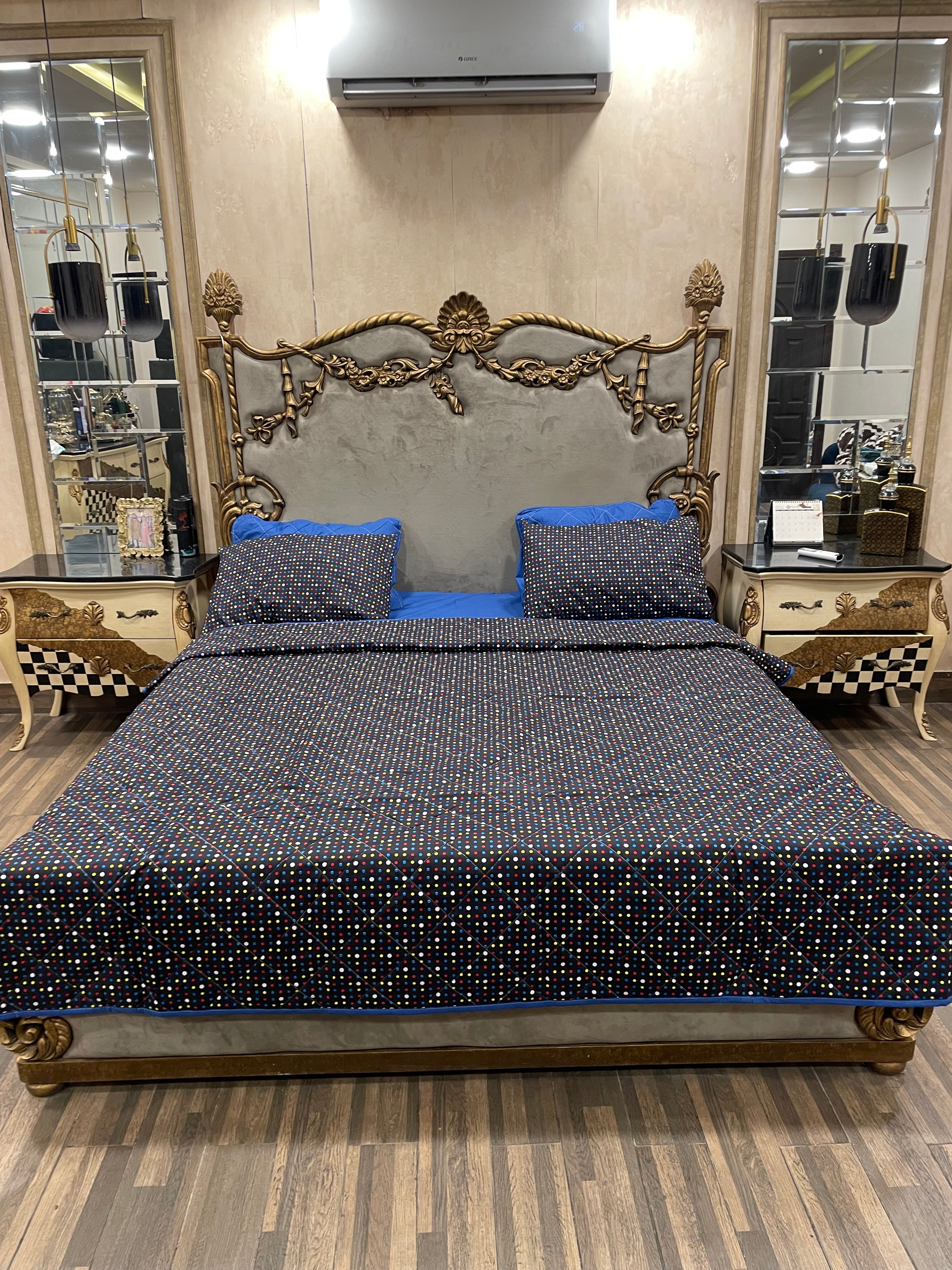 Pure Cotton 6️⃣PC Comforter set