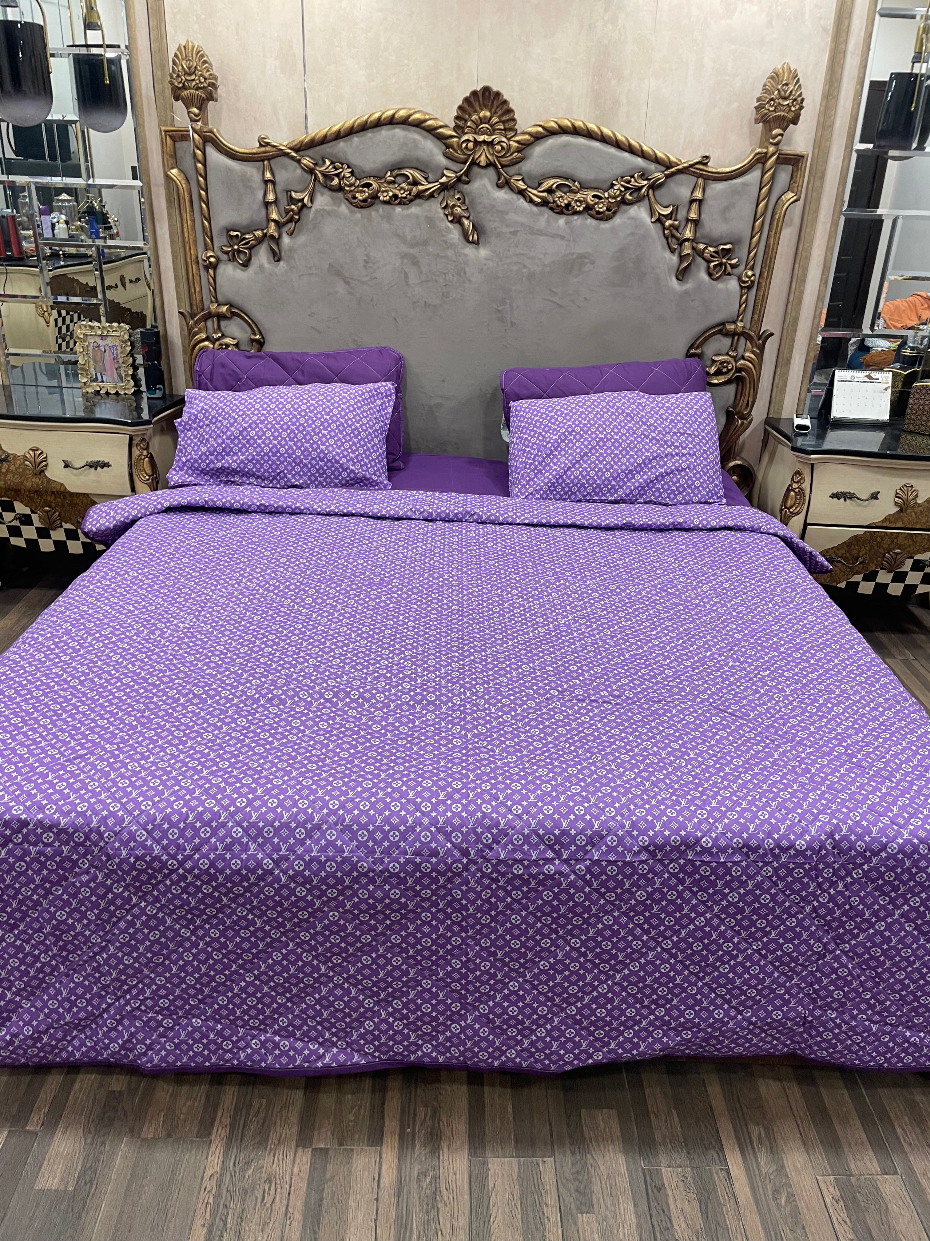 Pure Cotton 6️⃣PC Comforter set