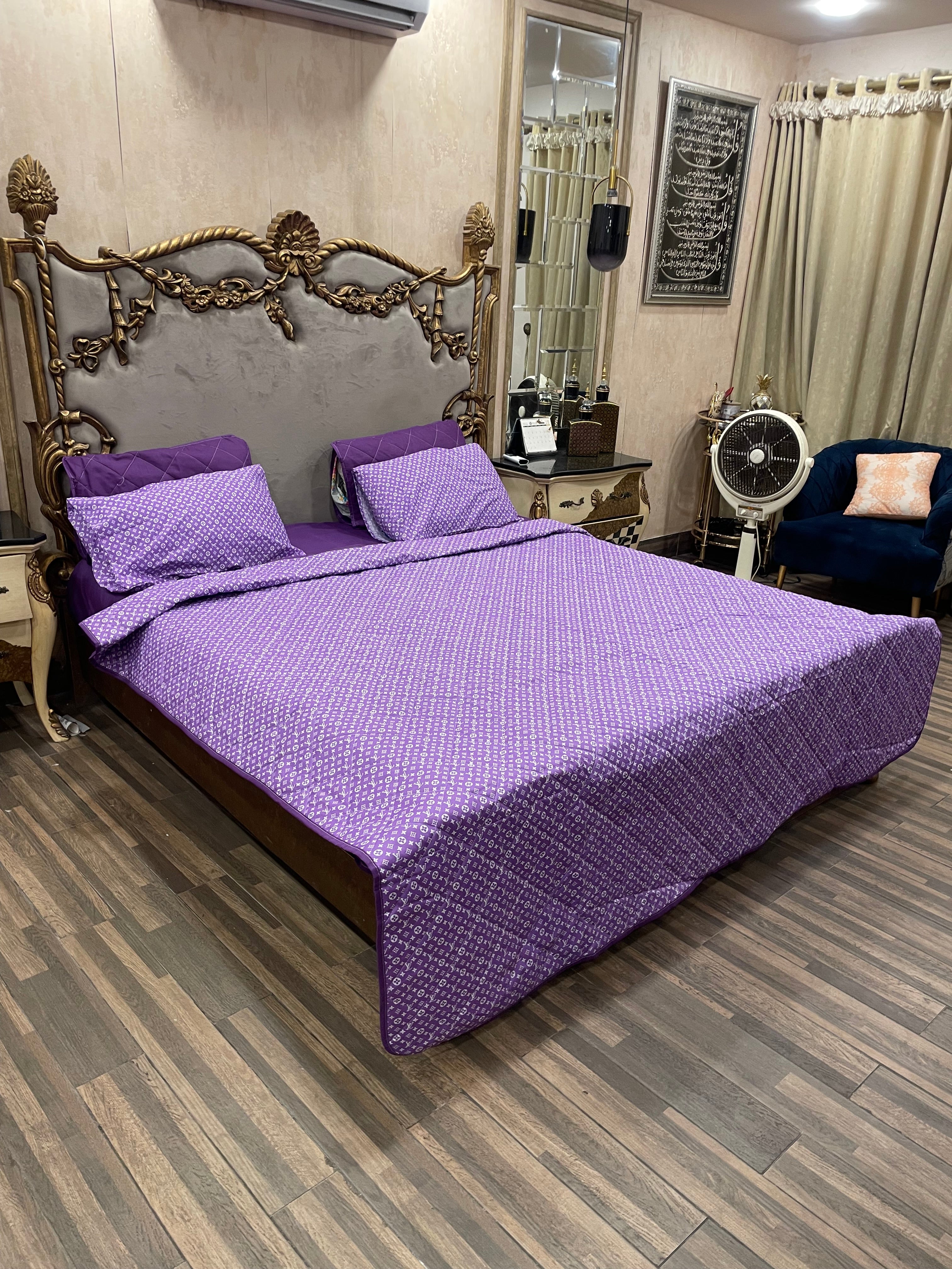 Pure Cotton 6️⃣PC Comforter set