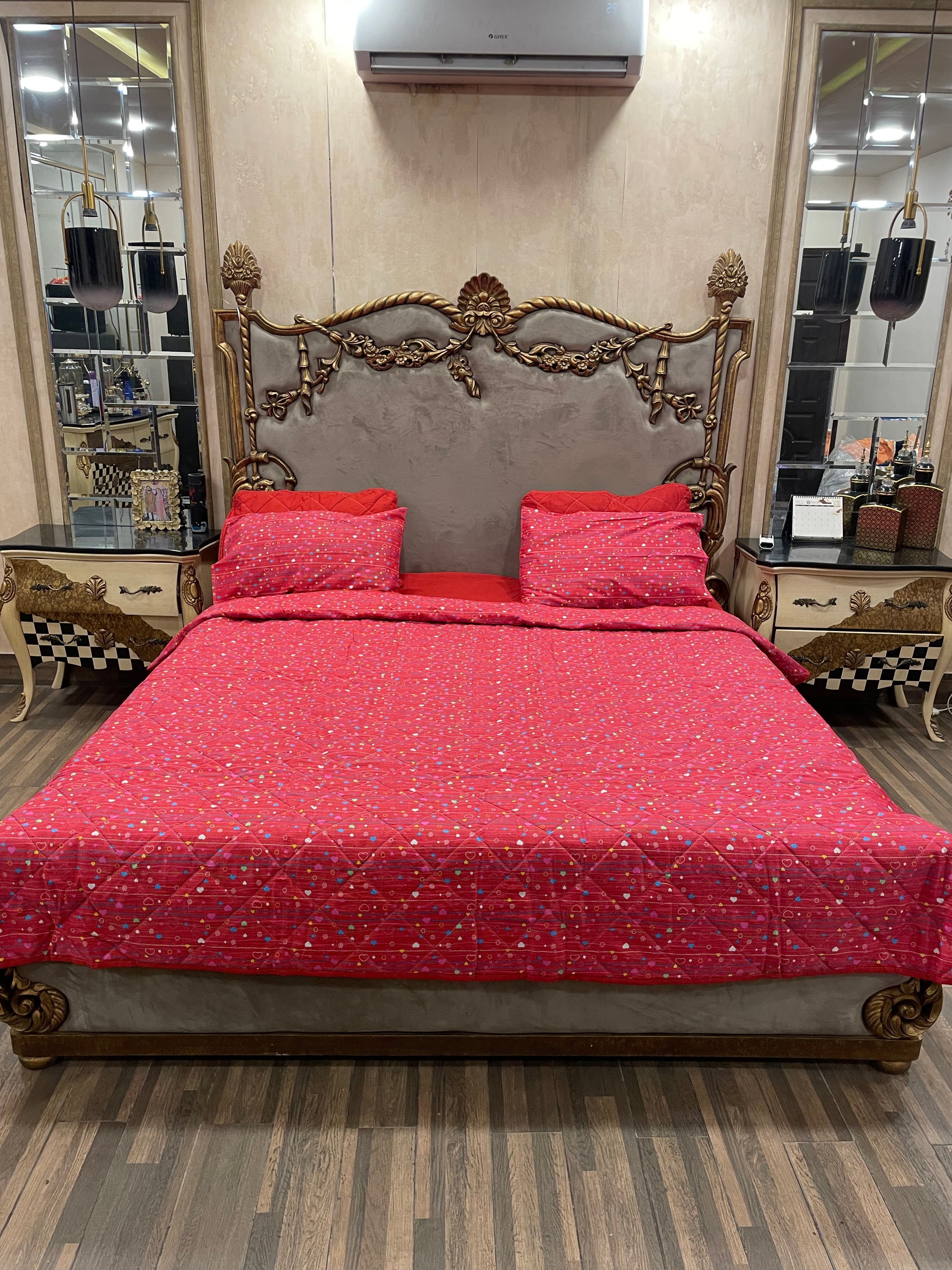 Pure Cotton 6️⃣PC Comforter set