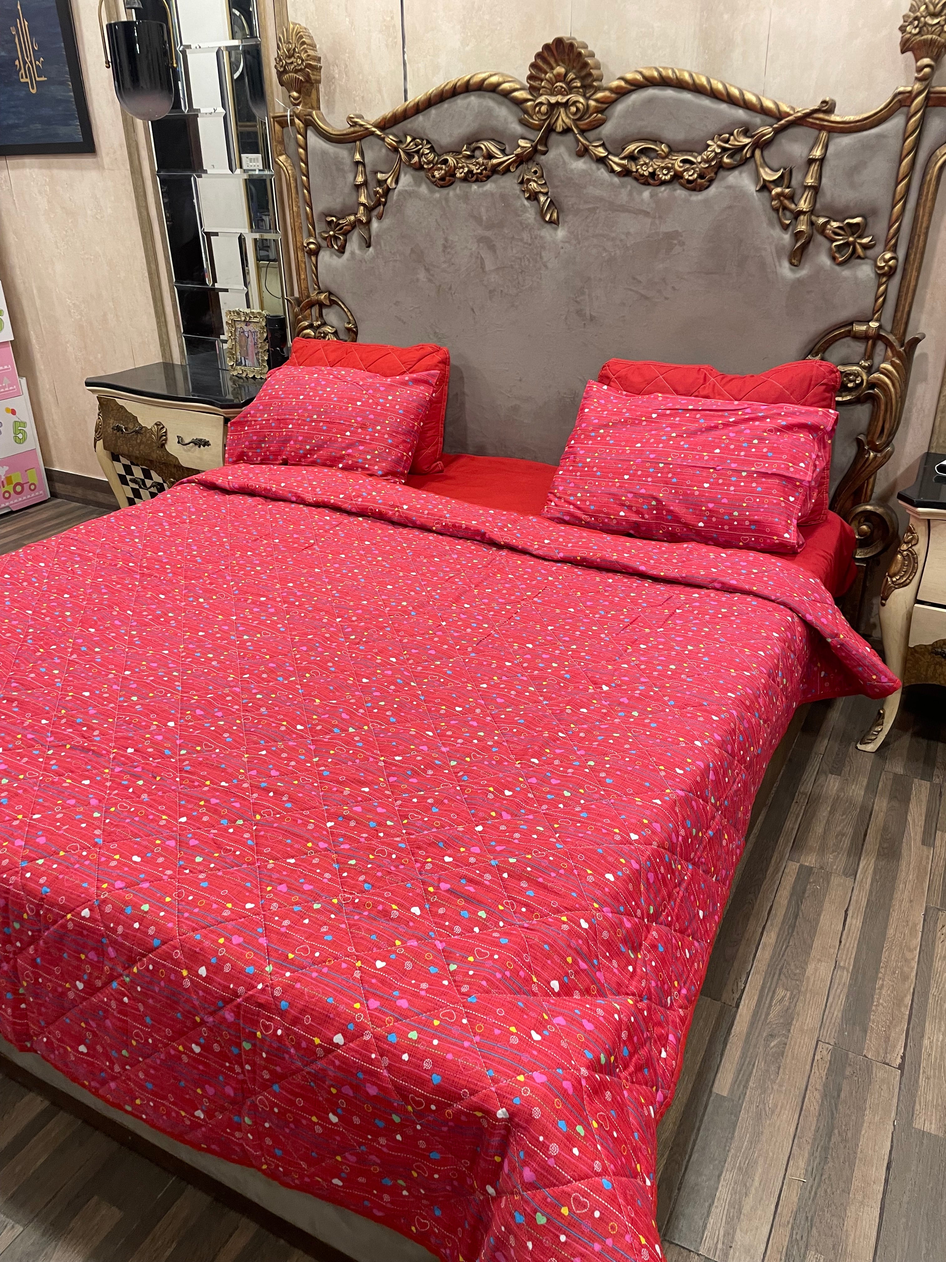 Pure Cotton 6️⃣PC Comforter set