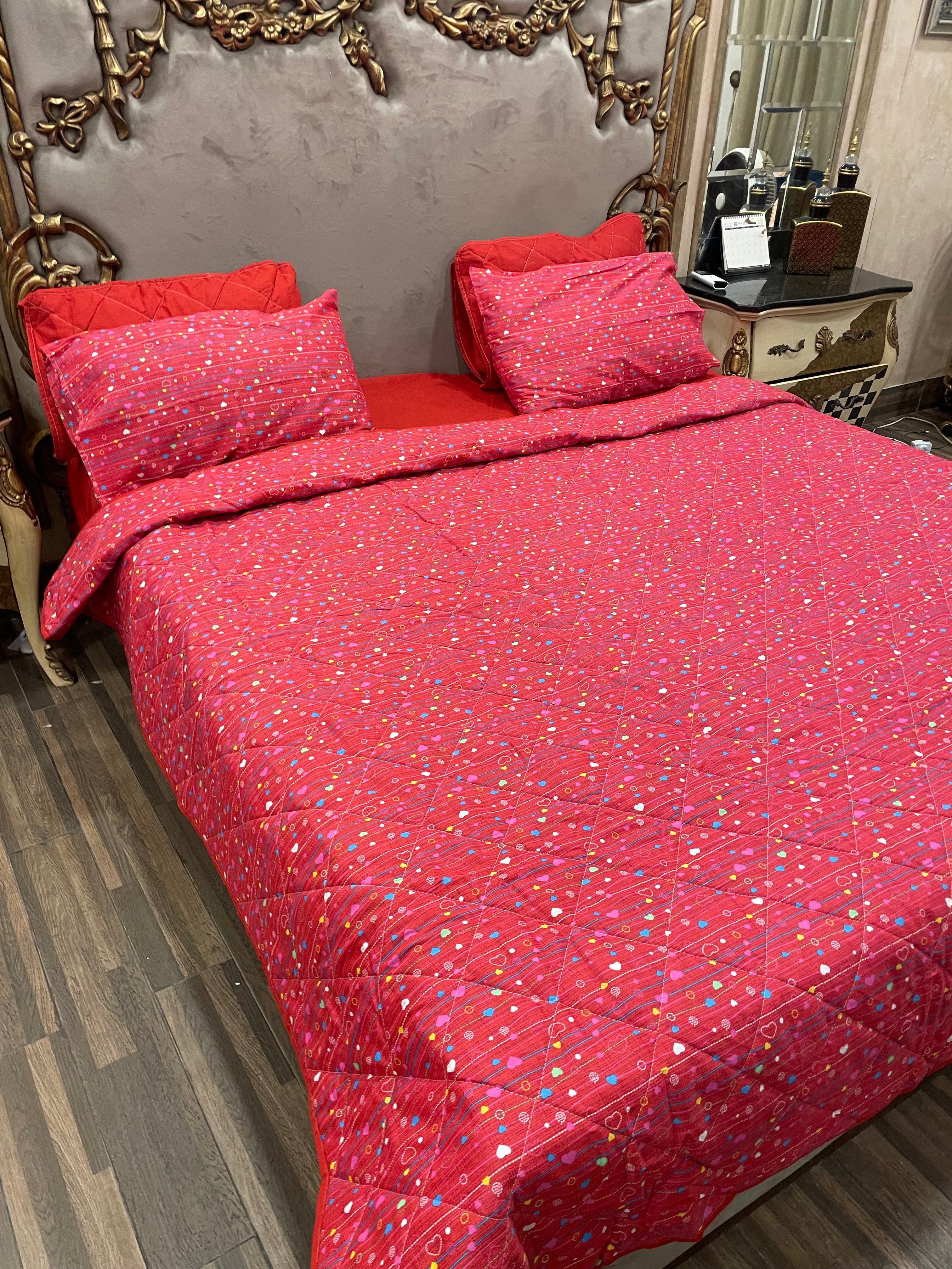 Pure Cotton 6️⃣PC Comforter set