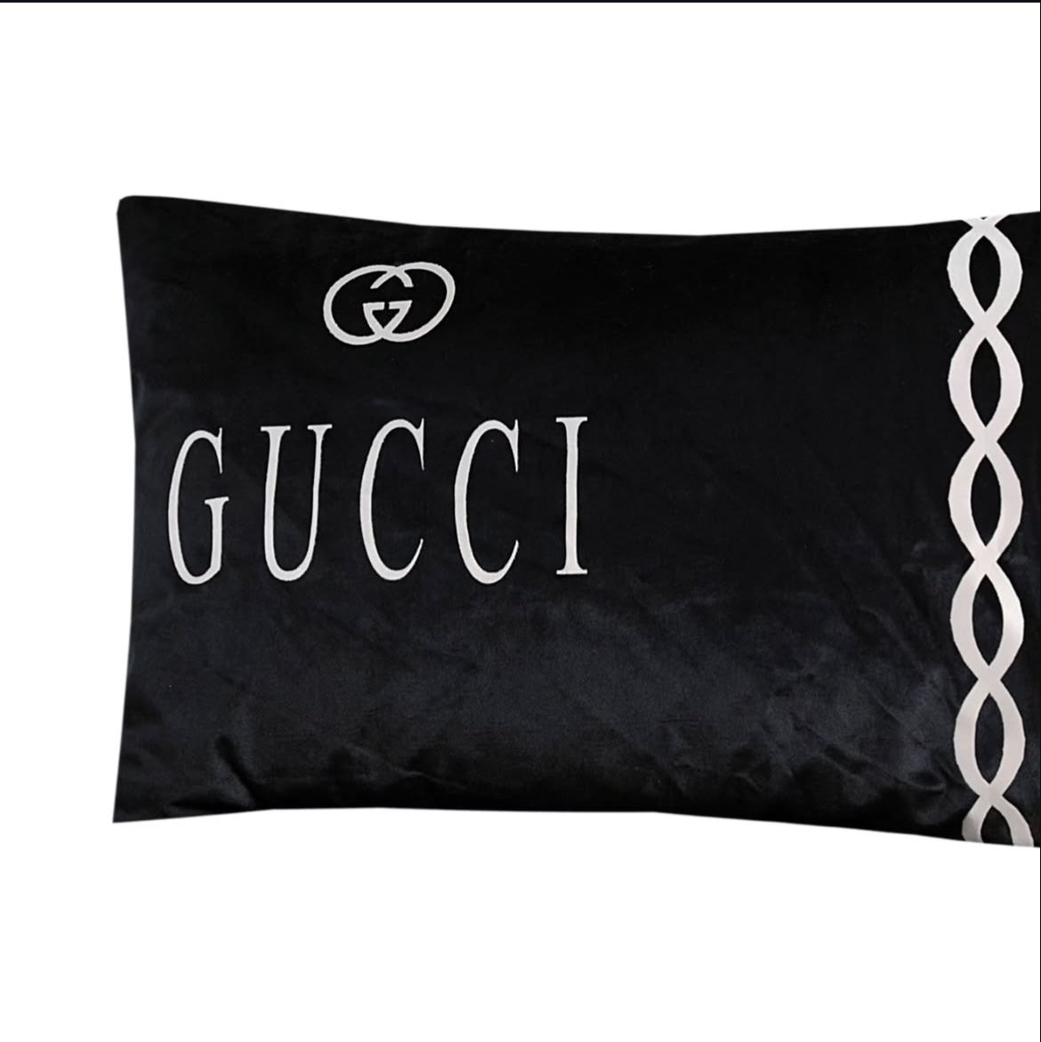 8 PC GUCCI Velvet Bridal Duvet Set